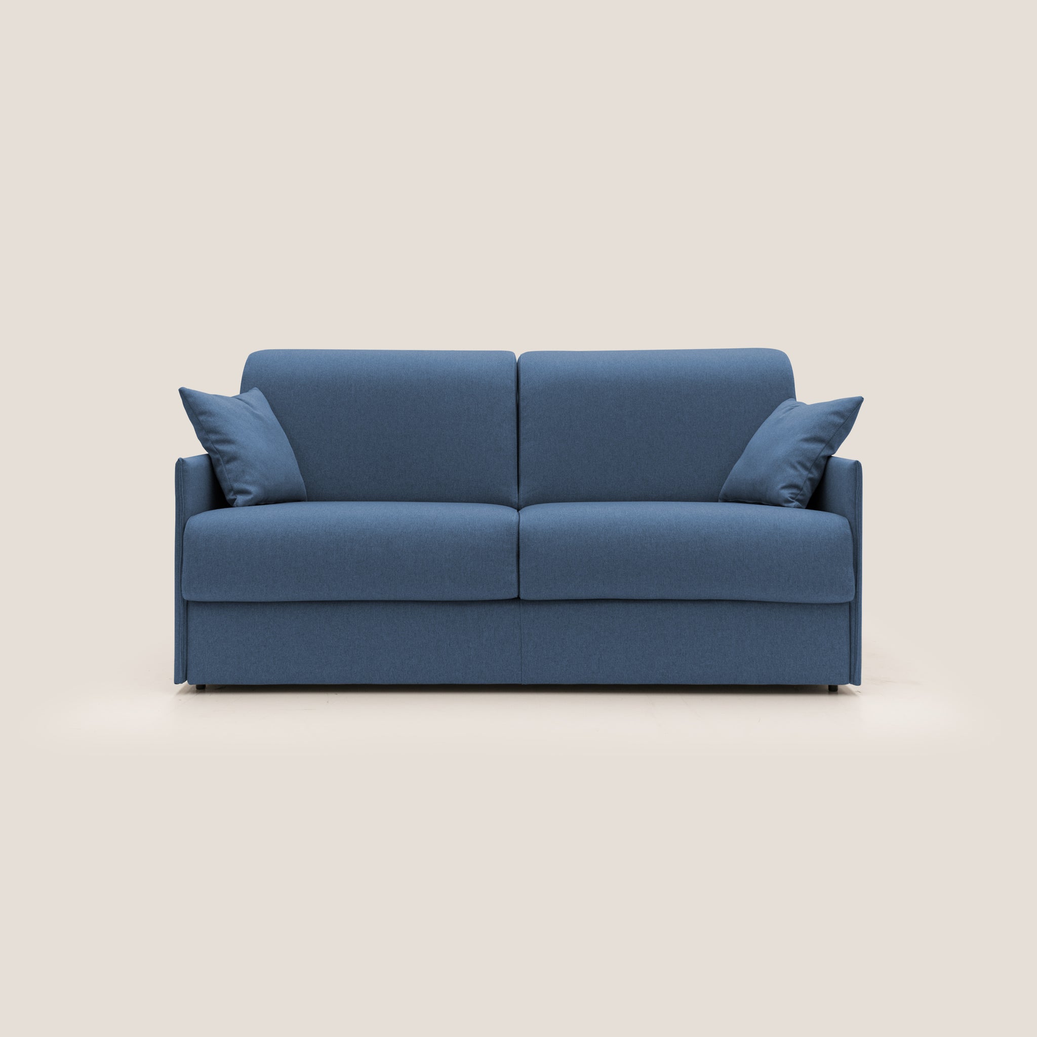 Evans Schlafsofa 189 cm (mat. 160x197 cm) aus wasserfestem Stoff T13 BLAU