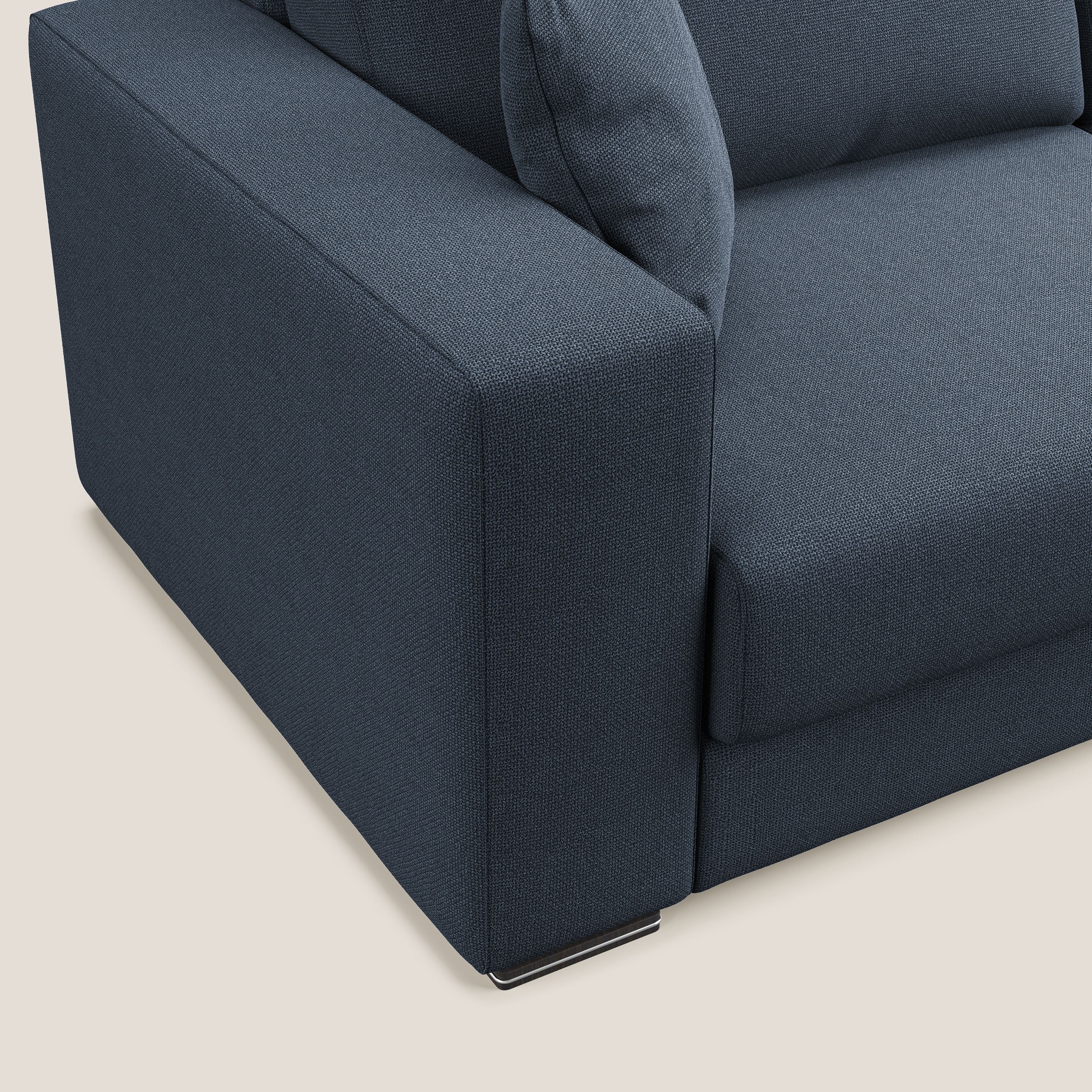 Marte divano in tessuto smacchiabile impermeabile T08 blu - divani.store