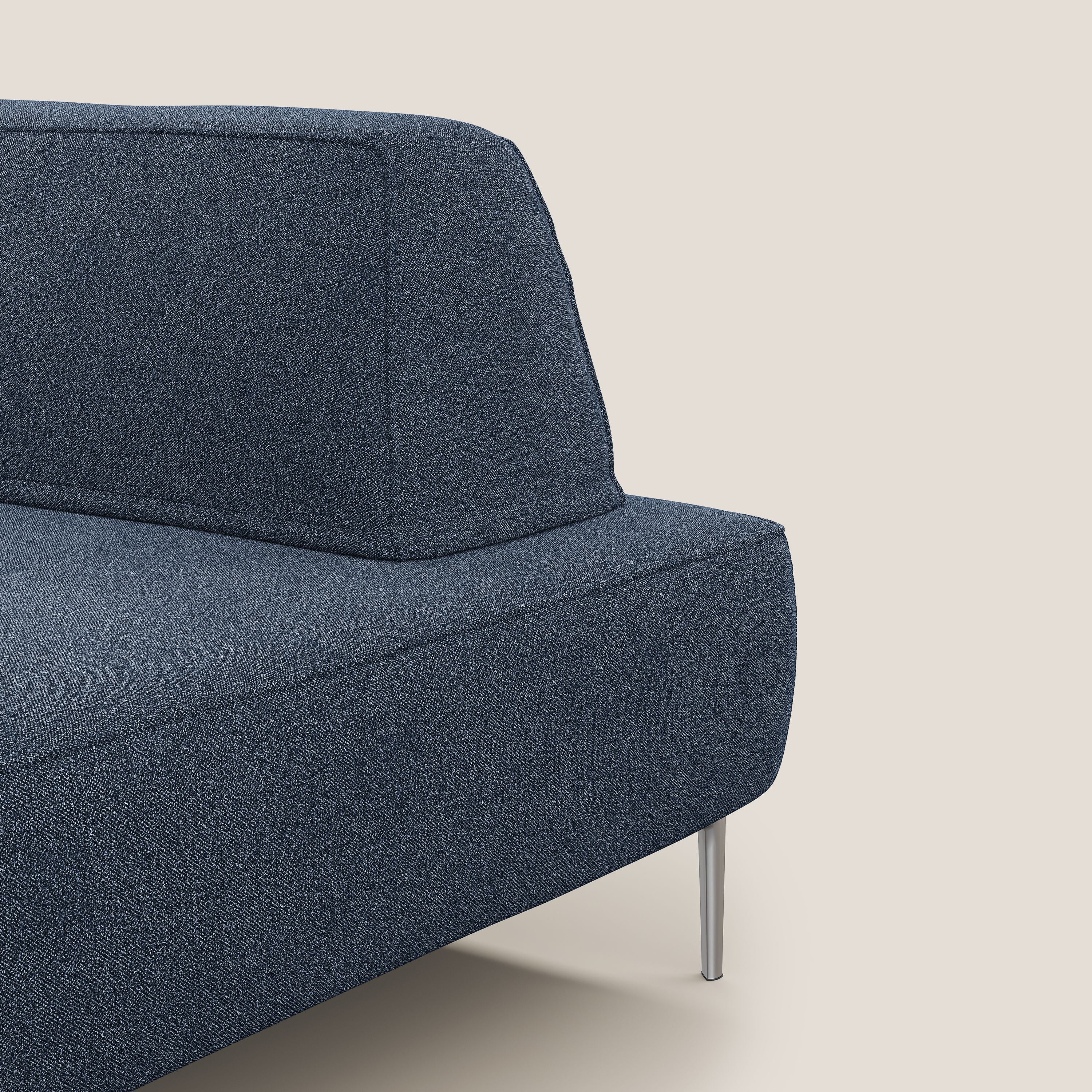 Newton poltrona modulare con schienali movibili T07 blu - divani.store