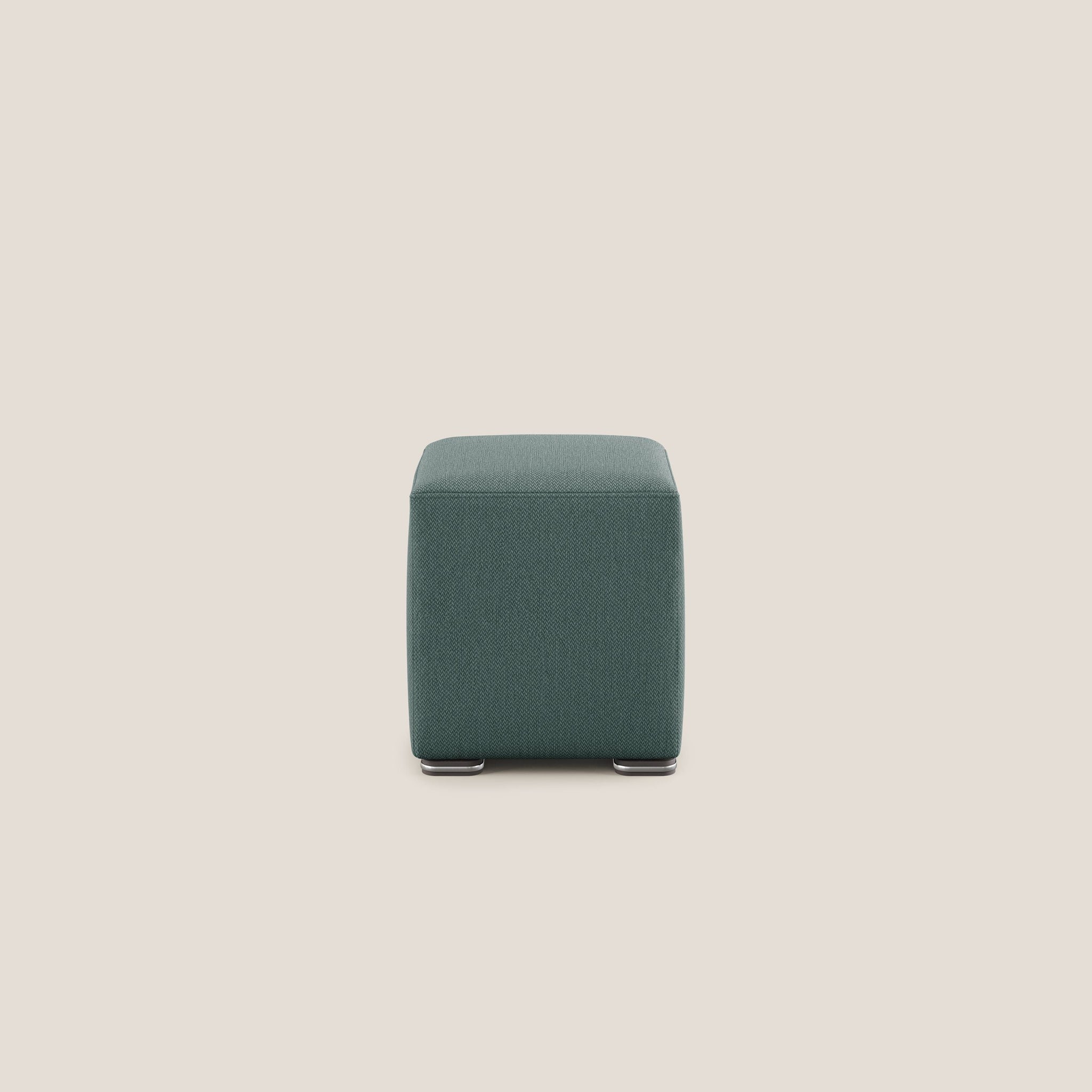 Cube Hocker aus weichem, abwaschbarem Stoff T05