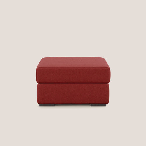 Sun pouf apribile contenitore in tessuto smacchiabile ad acqua T05 rosso - divani.store