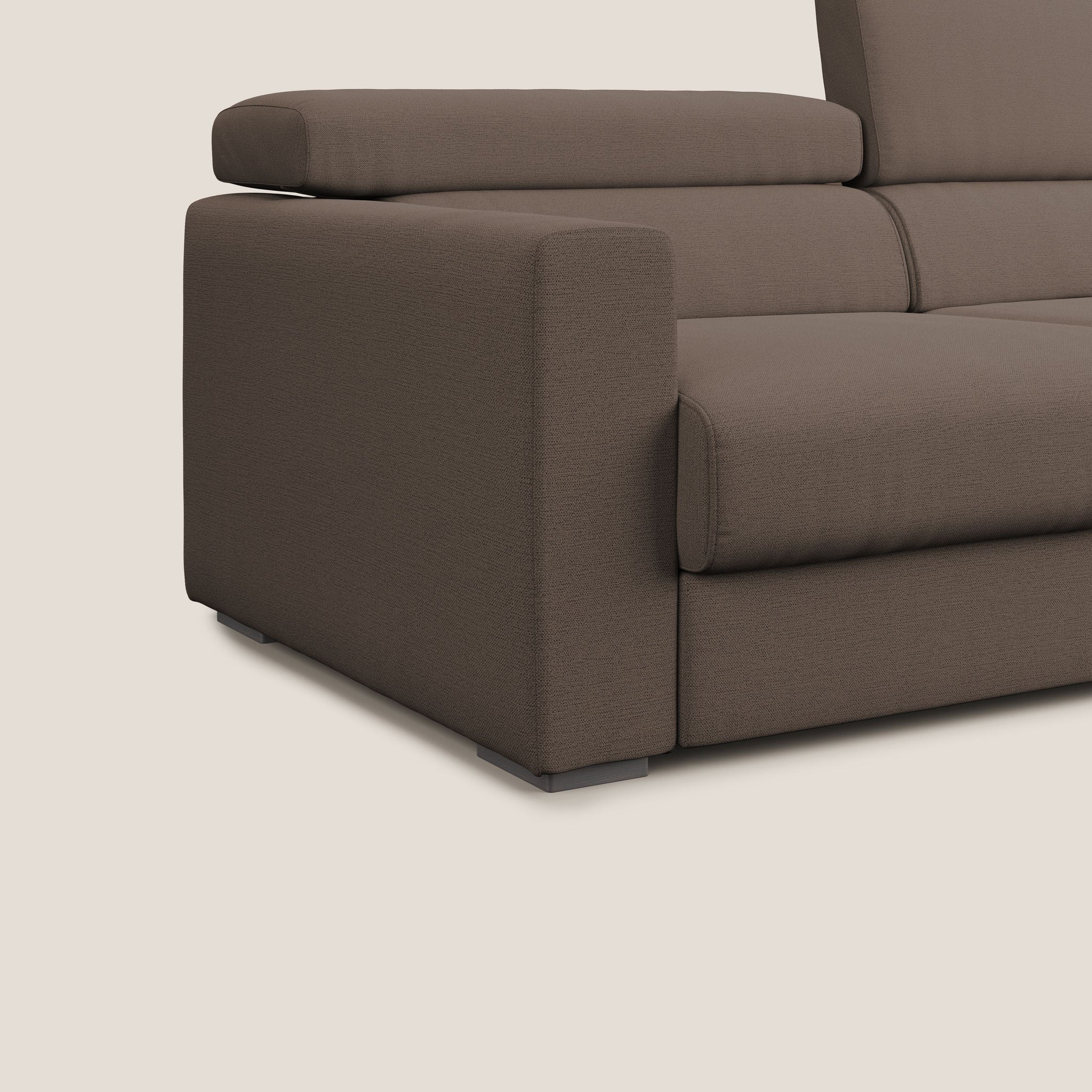 Dylan Sofa mit Bettkastenauszug aus wasserfestem, geflammtem Baumwollartigem Stoff T19