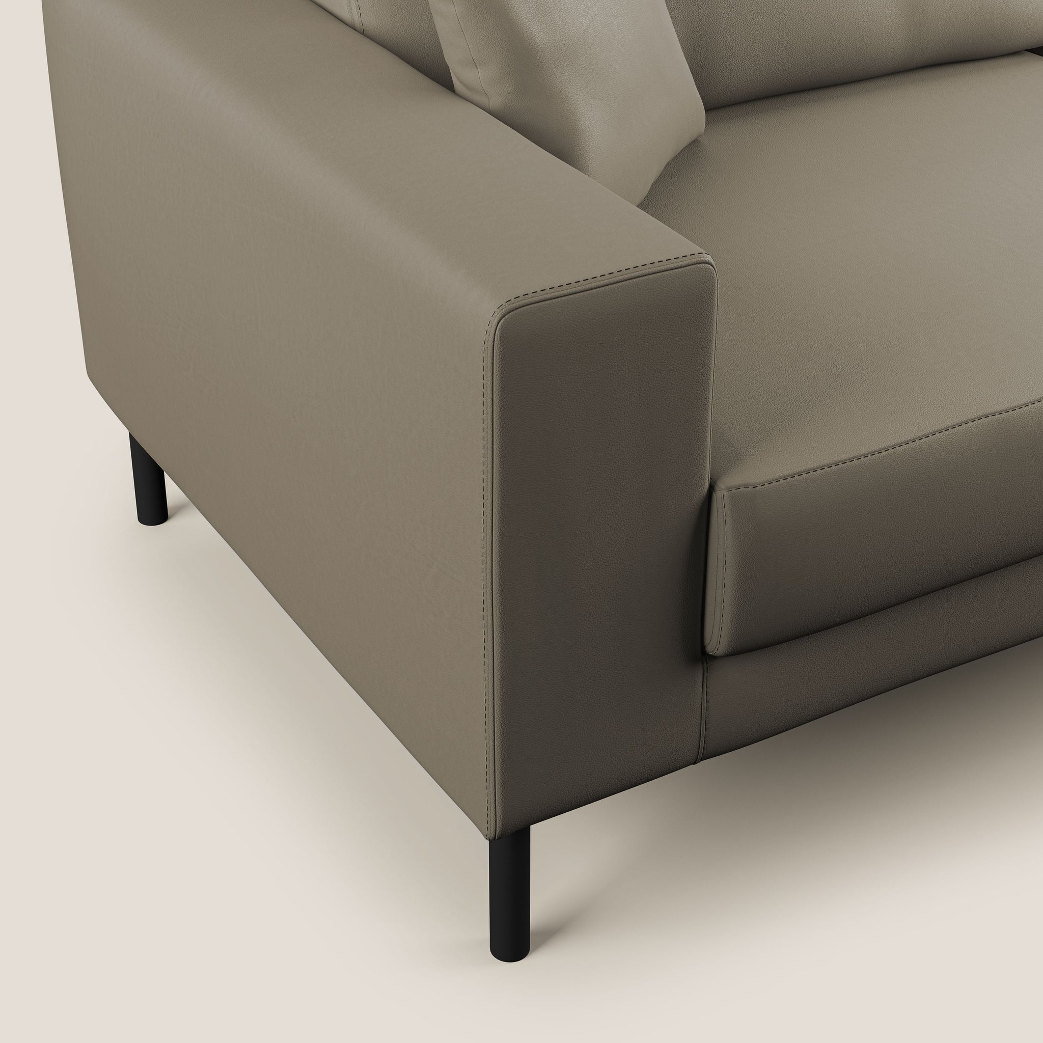 Uranio modernes Sofa aus wasserfestem Kunstleder T04