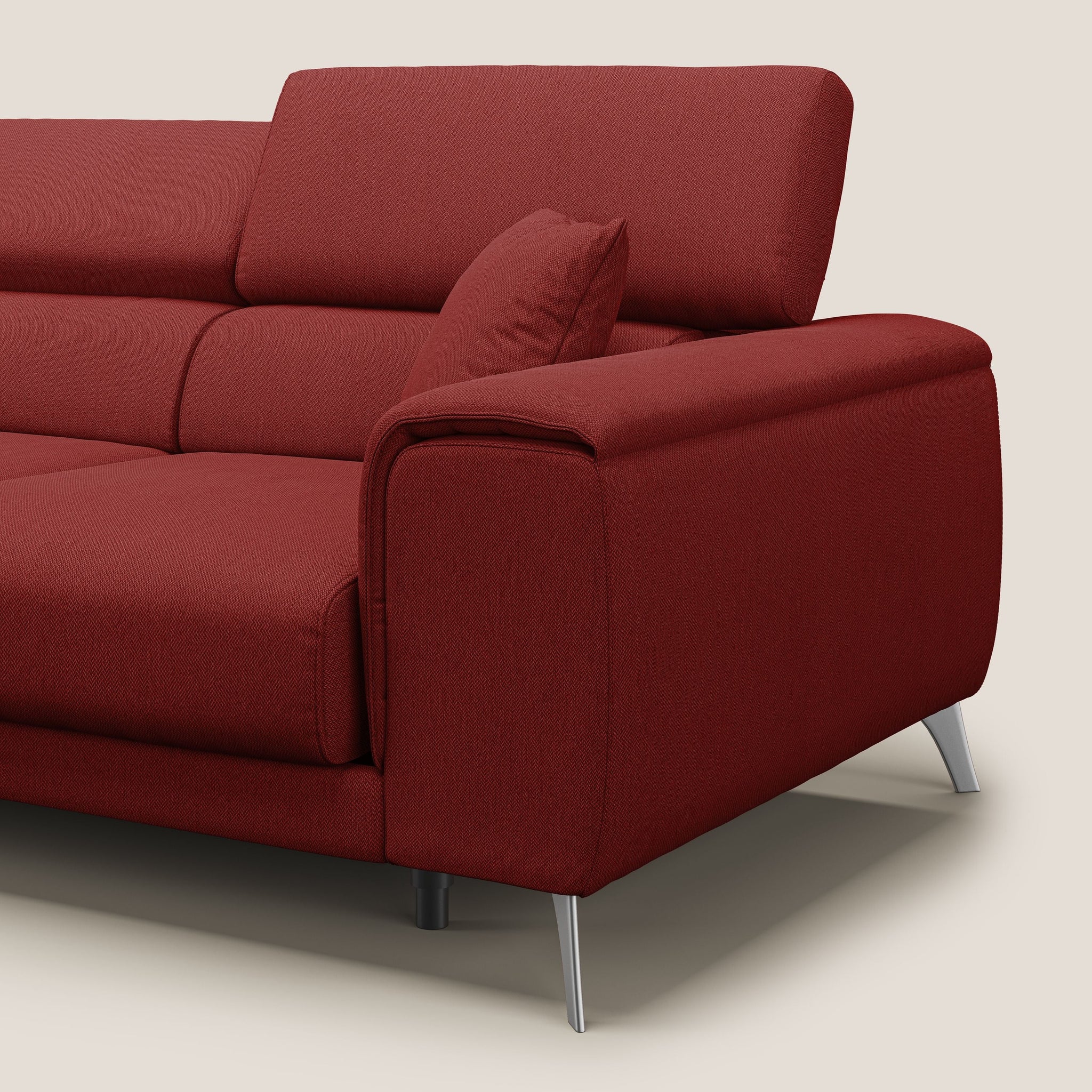 Fusion Sofa mit 3 Schiebesitzen aus abwaschbarem Stoff T05