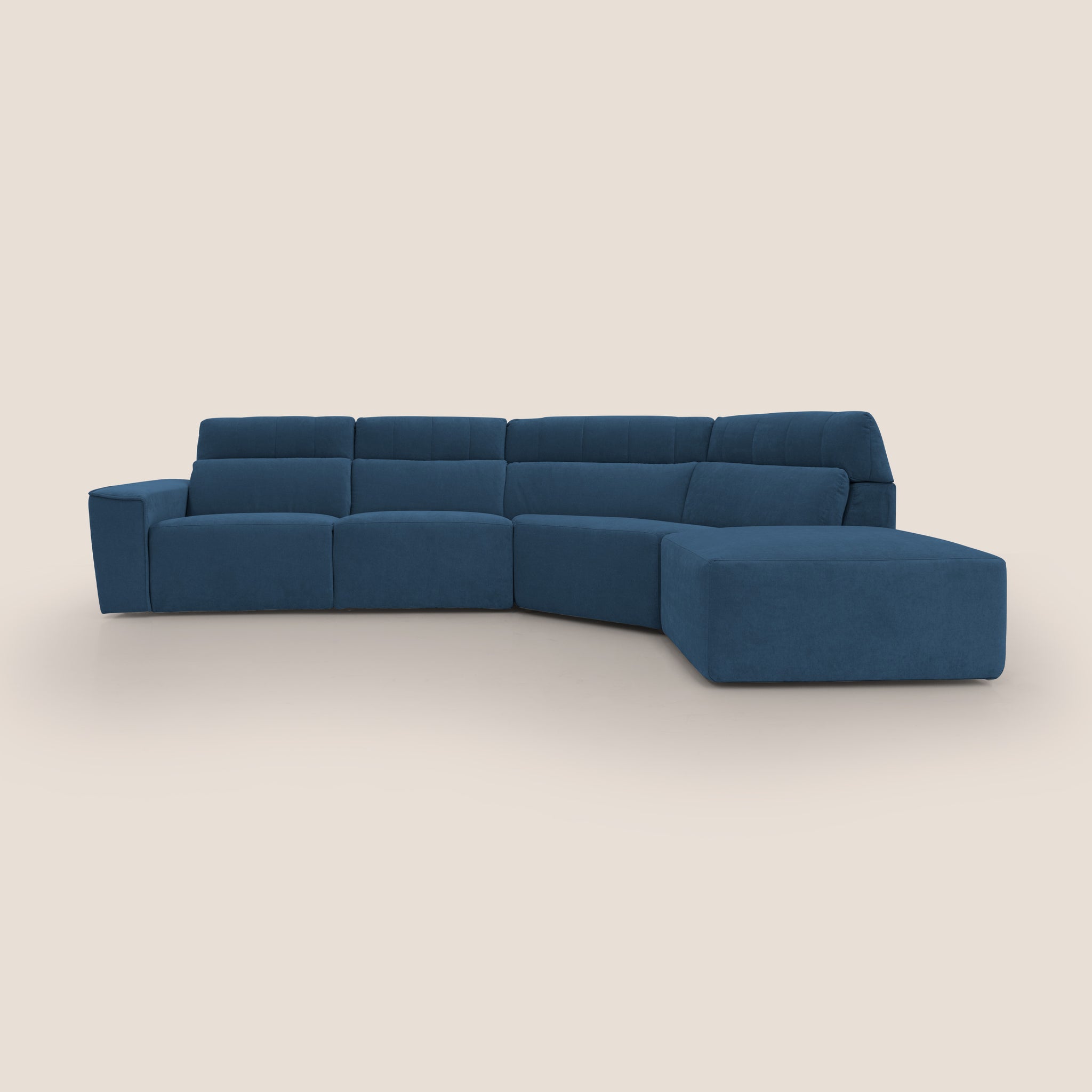 Clark modulares Ecksofa mit elektrischer Relaxoption aus wasserfestem, abwaschbarem Stoff T17