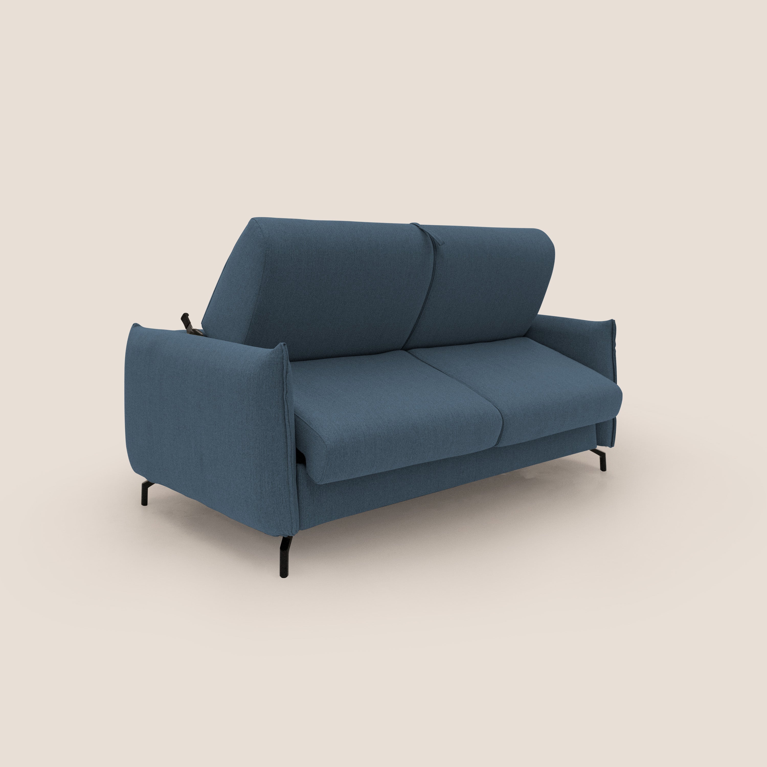 Scarlet Schlafsofa aus wasserfestem Baumwollmischgewebe T19 blau