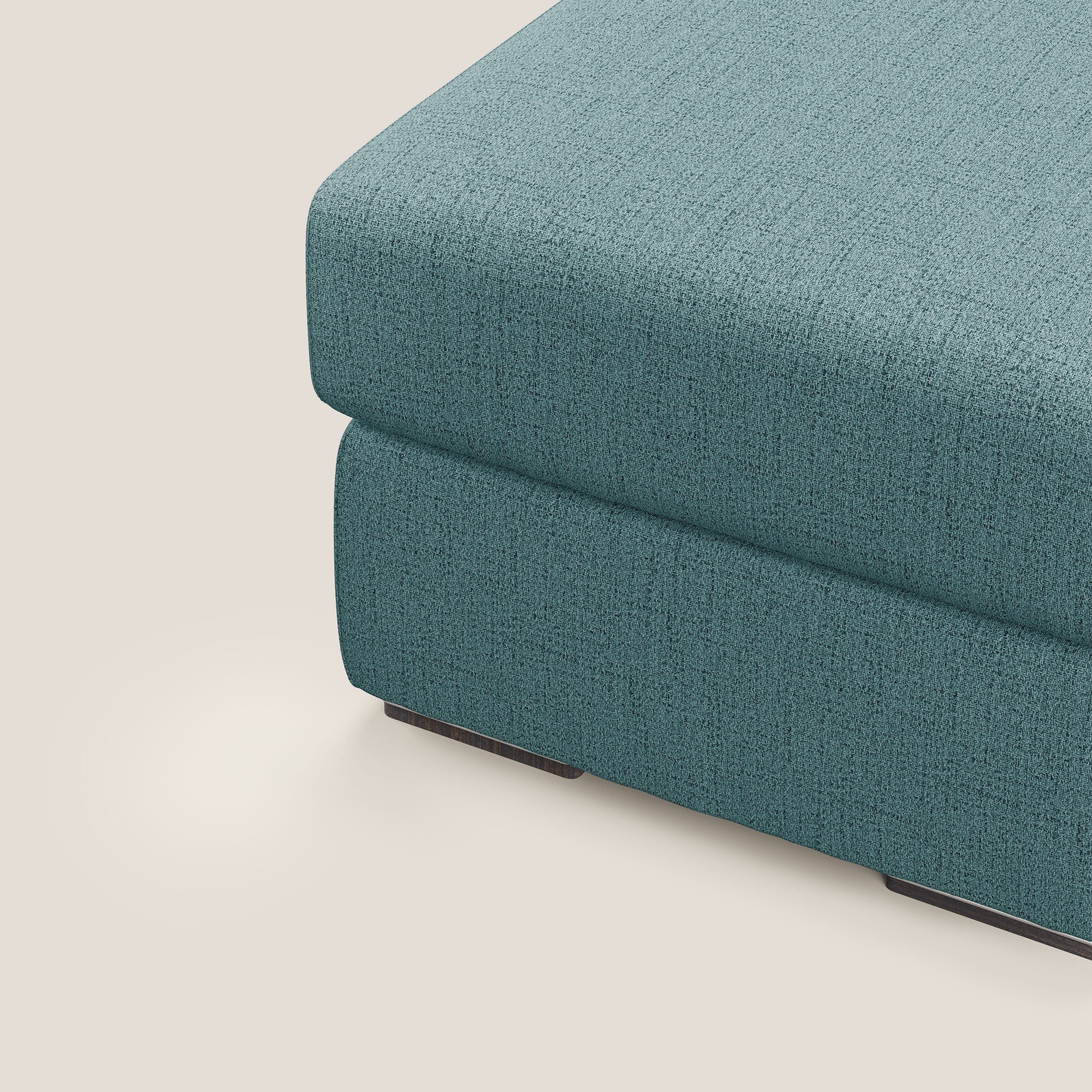 Sun pouf apribile contenitore in tessuto impermeabile fiammato T03 azzurro - divani.store