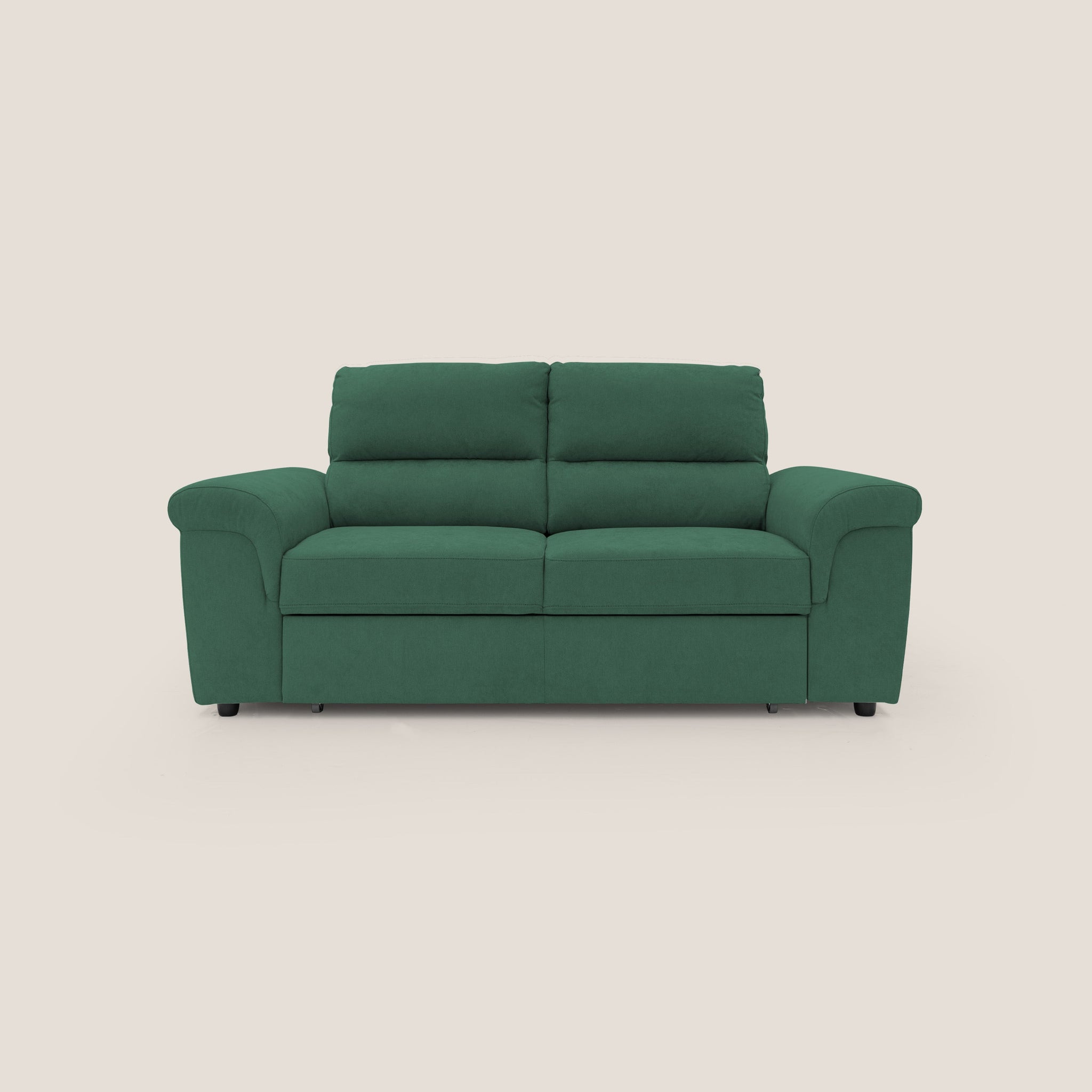 Minerva Sofa mit ausziehbarer Ottomane aus weichem wasserfestem Stoff T02