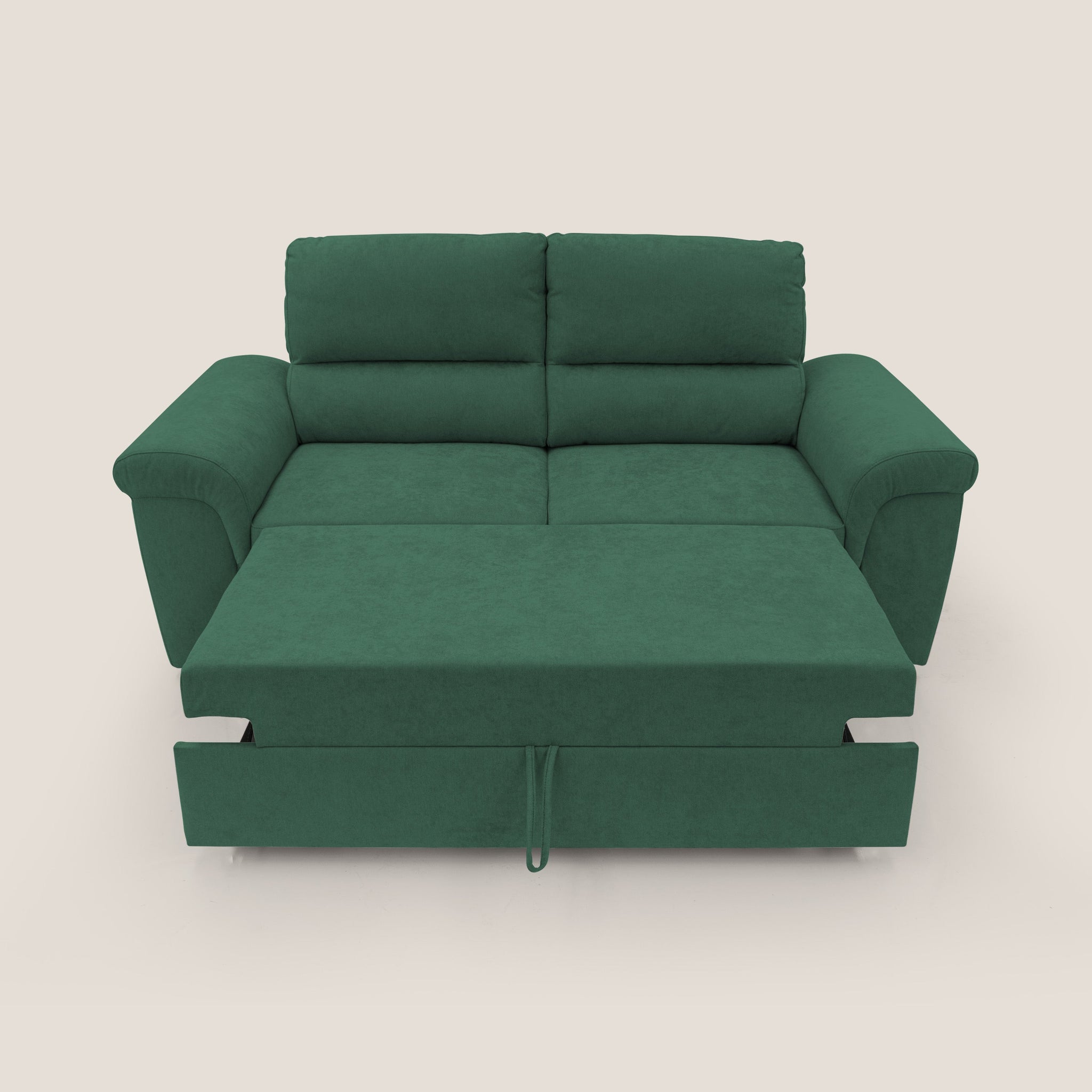 Minerva Sofa mit ausziehbarer Ottomane aus weichem wasserfestem Stoff T02