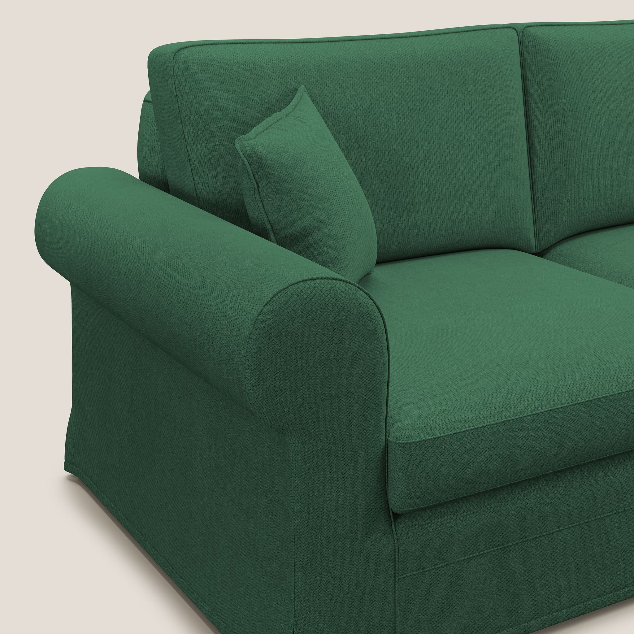 Lady klassisches Sofa mit Gänsedaunen aus wasserfestem Stoff T02