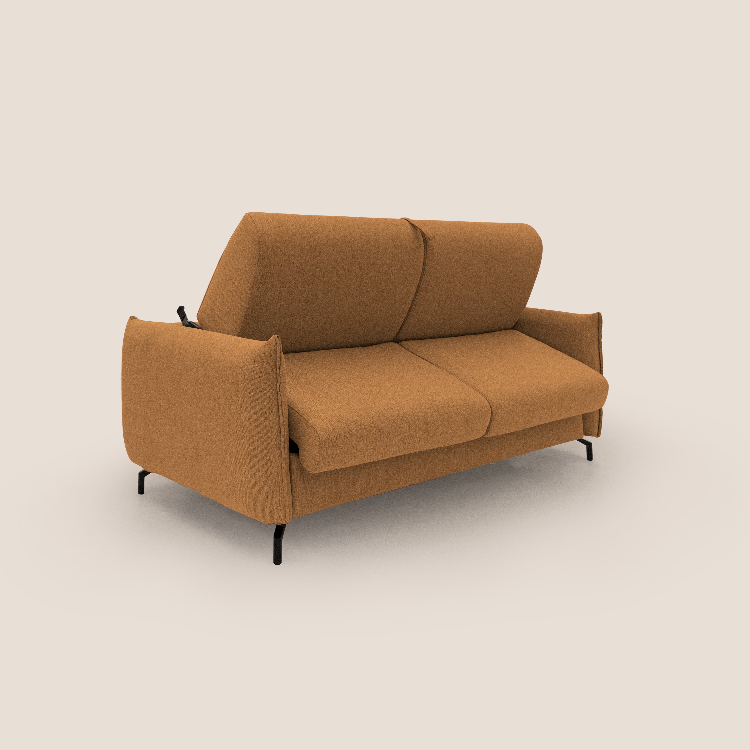 Scarlet Schlafsofa aus wasserfestem Baumwollmischgewebe T19 orange