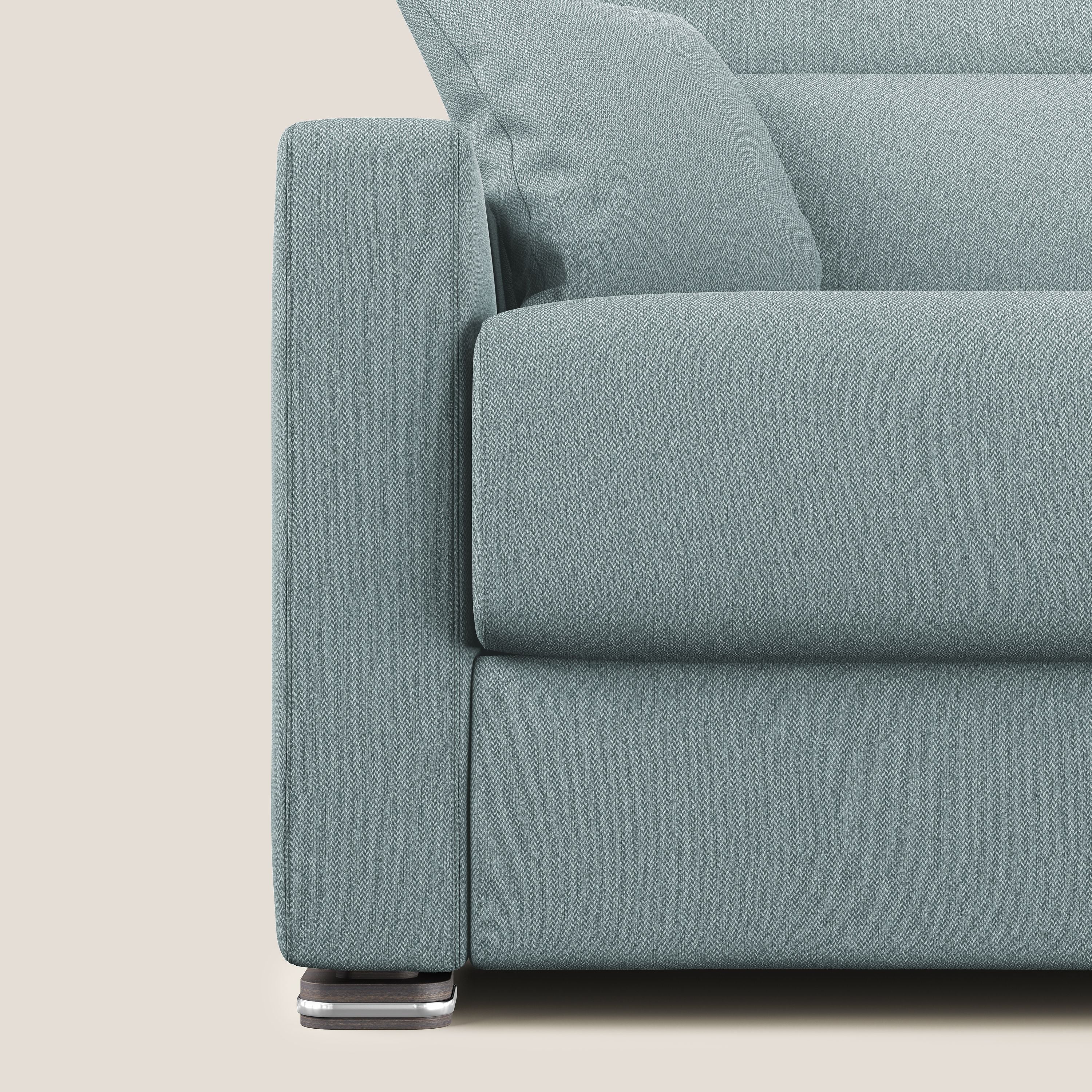 Amber divano letto matrimoniale in tessuto smacchiabile T05 carta da zucchero - divani.store