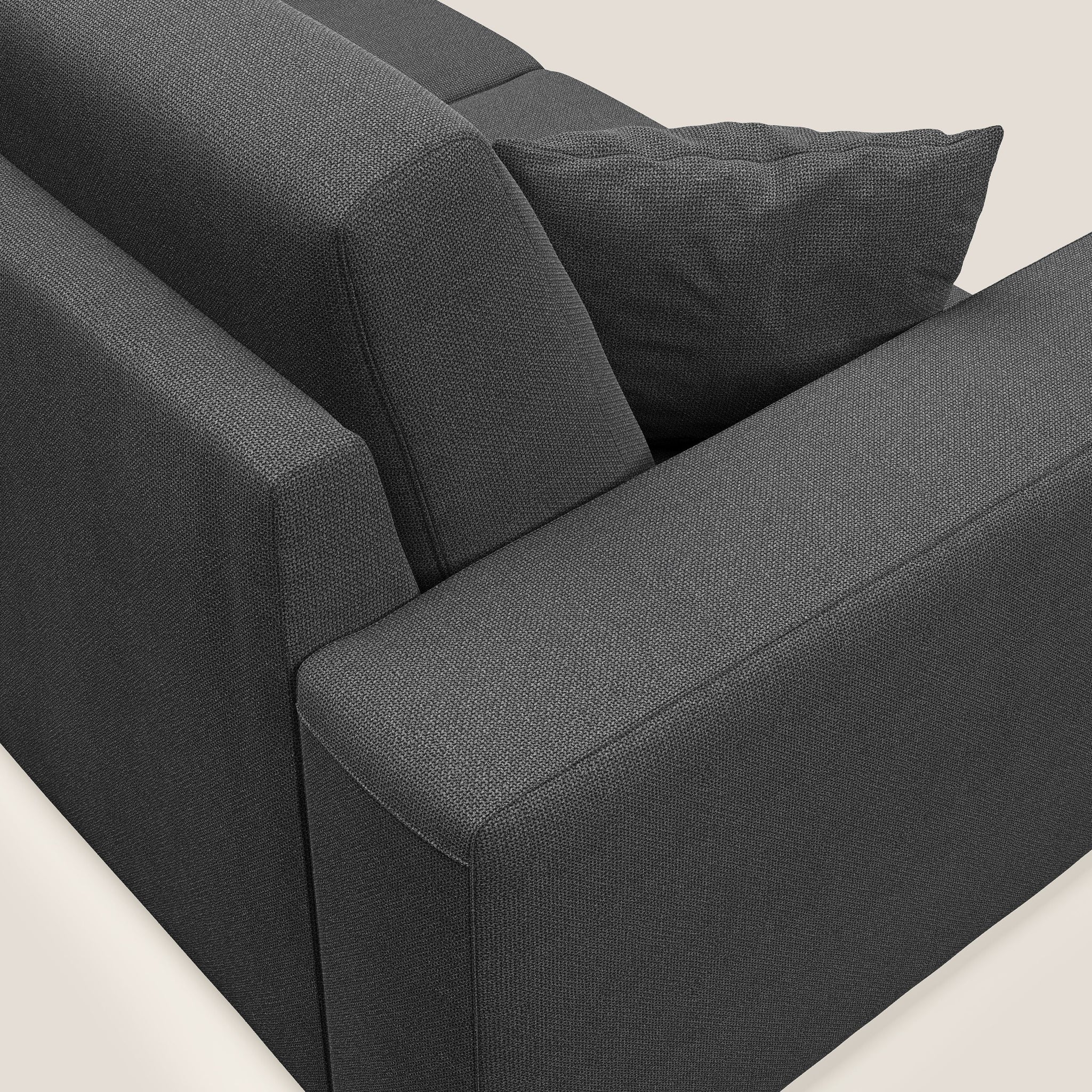 Marte Sofa aus wasserfestem abwaschbarem Stoff T08