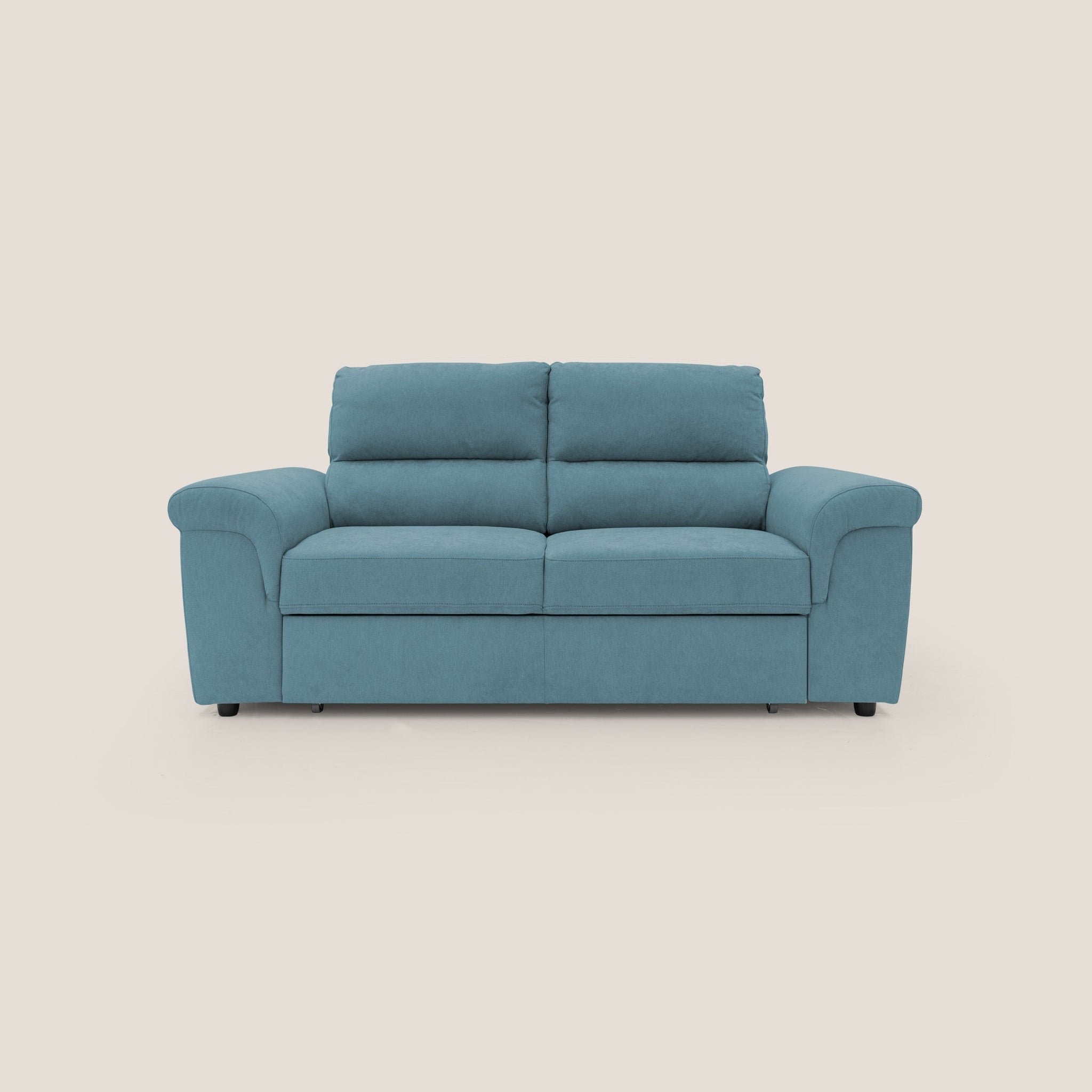 Minerva Sofa mit ausziehbarer Ottomane aus weichem wasserfestem Stoff T02