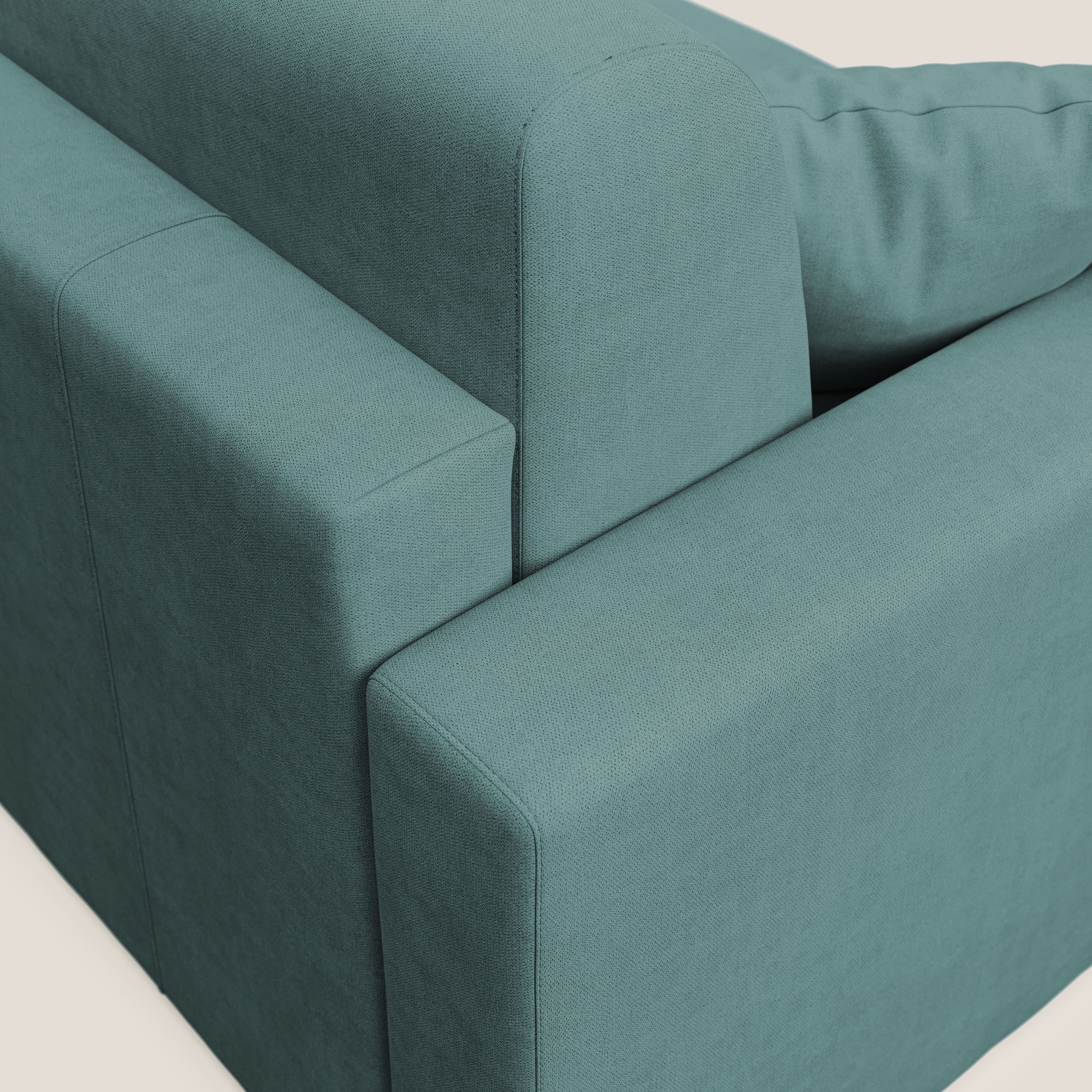 Best Divano letto matrimoniale in tessuto impermeabile T02 petrolio - divani.store