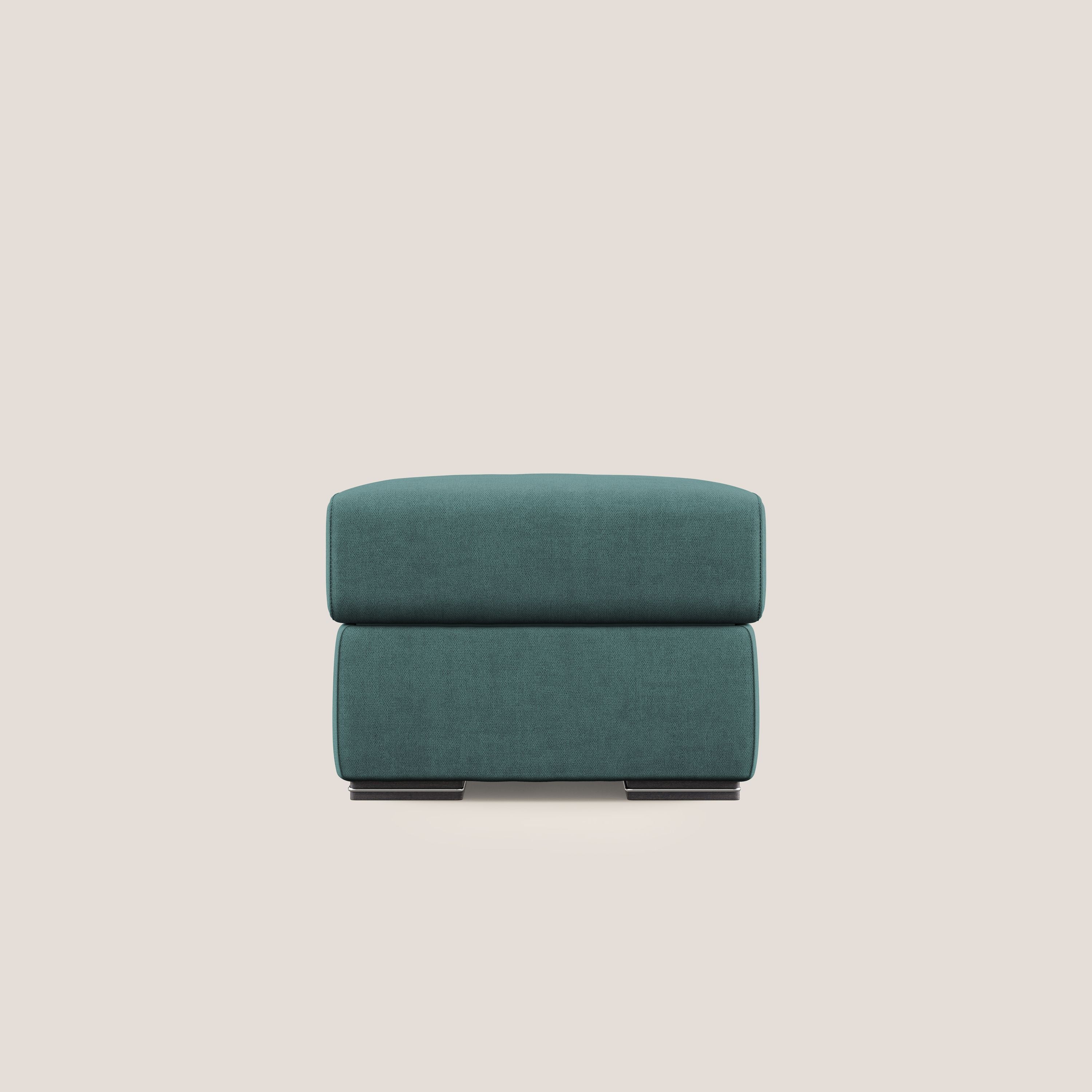 Sun pouf apribile contenitore in tessuto impermeabile T02 petrolio - divani.store