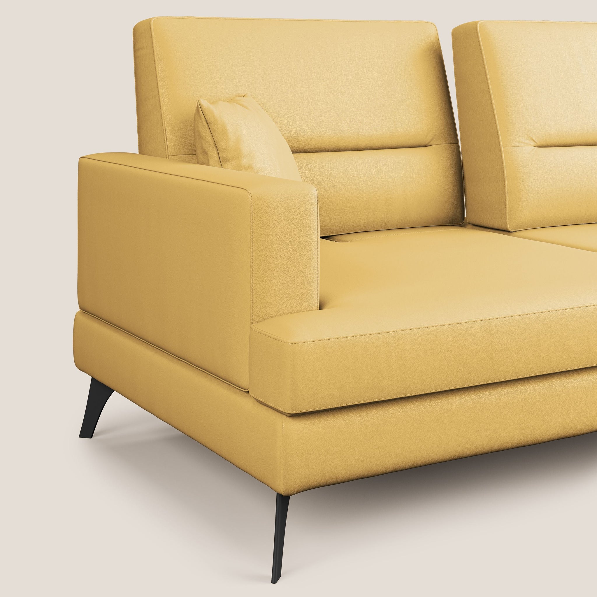 Move Sofa mit verschiebbaren Rückenlehnen aus wasserfestem Kunstleder T04