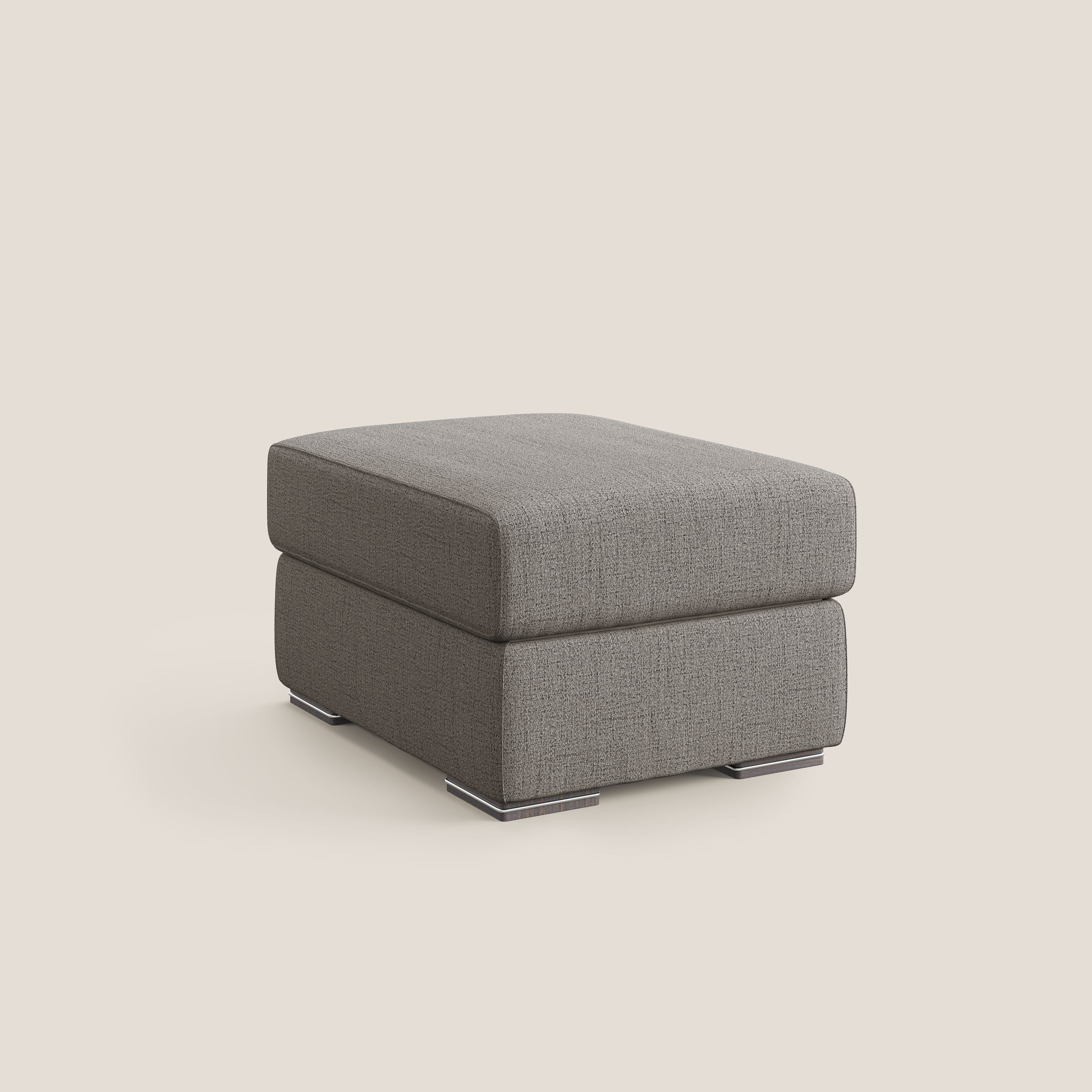 Sun pouf apribile contenitore in tessuto impermeabile fiammato T03 talpa - divani.store