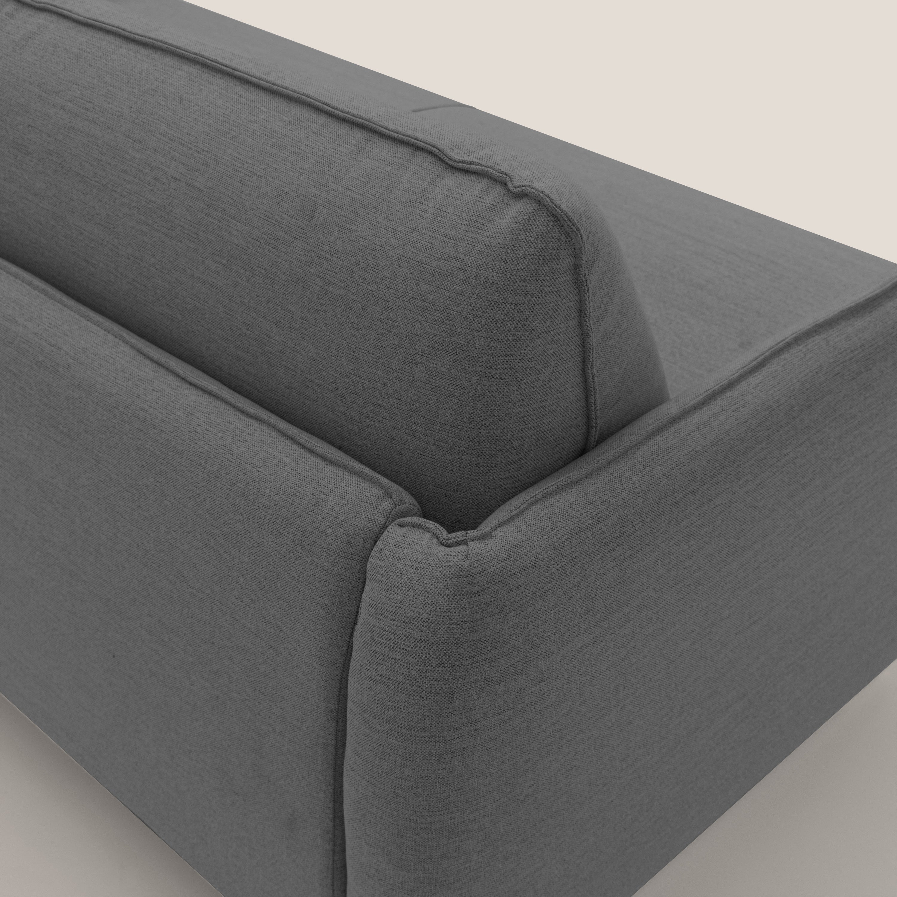 Texas Divano letto matrimoniale moderno in tessuto impermeabile T19 antracite - divani.store