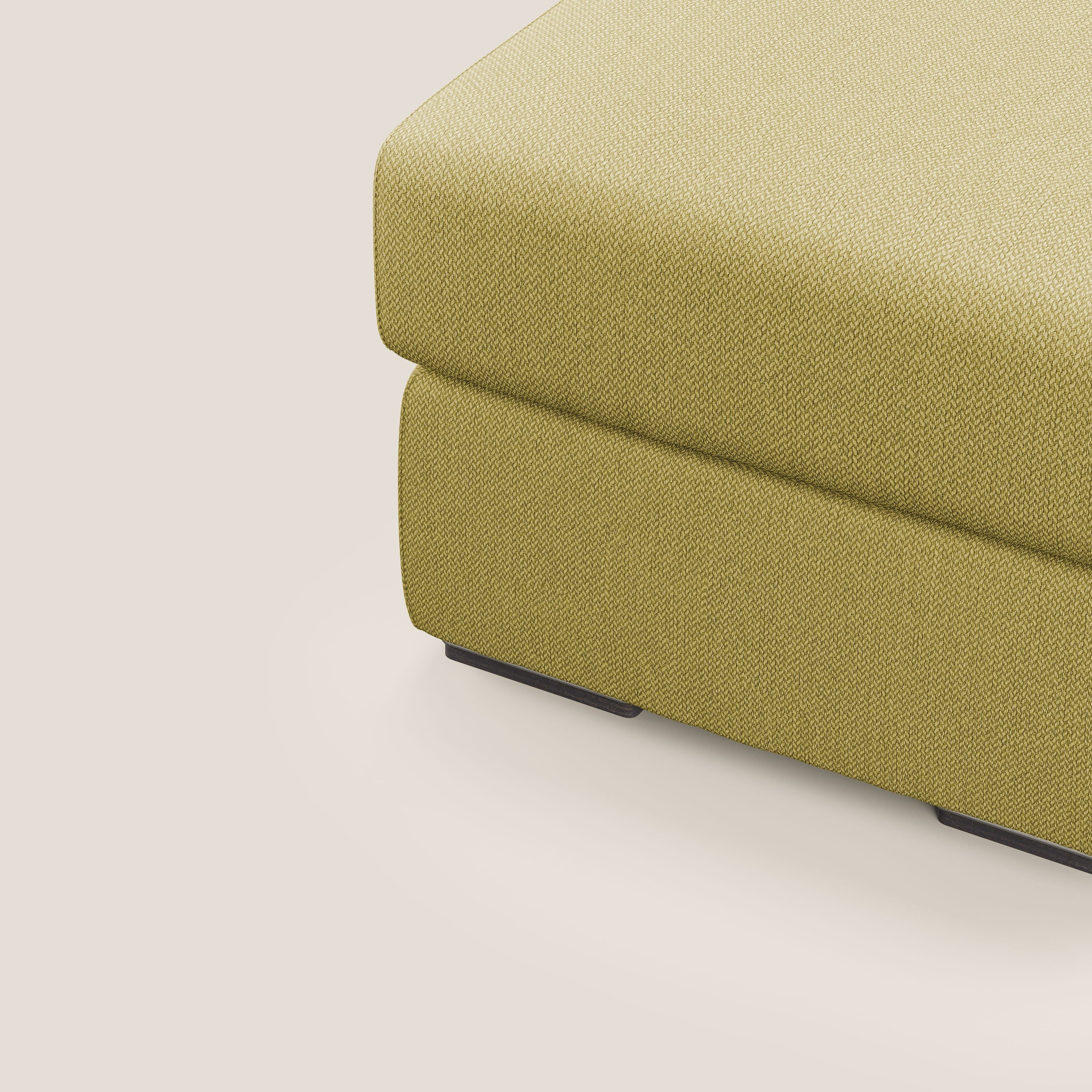 Sun pouf apribile contenitore in tessuto smacchiabile ad acqua T05 giallo - divani.store