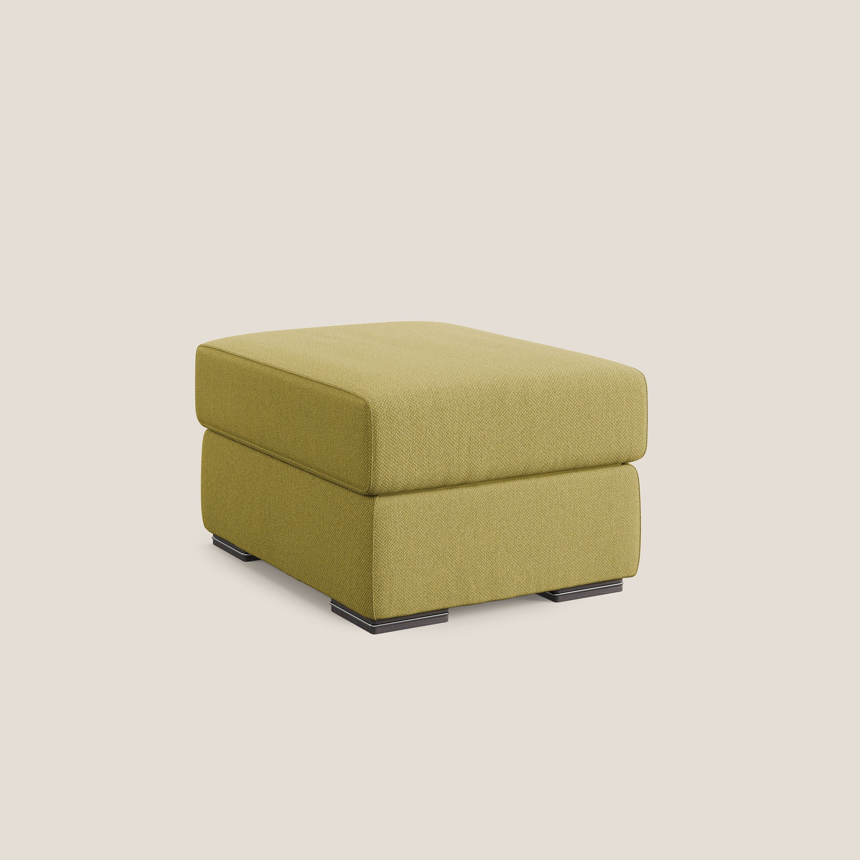 Sun pouf apribile contenitore in tessuto smacchiabile ad acqua T05 giallo - divani.store