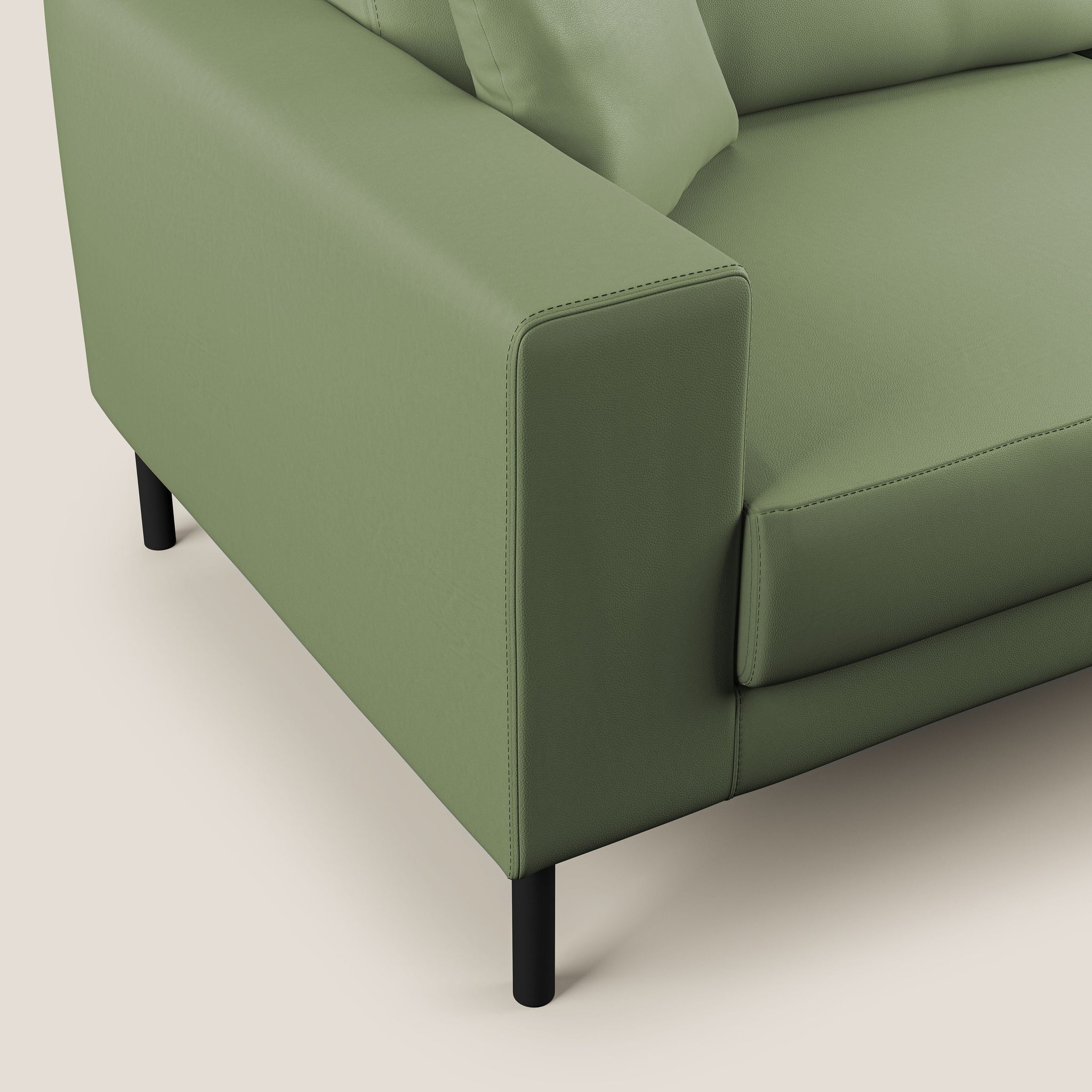 Uranio modernes Sofa aus wasserfestem Kunstleder T04