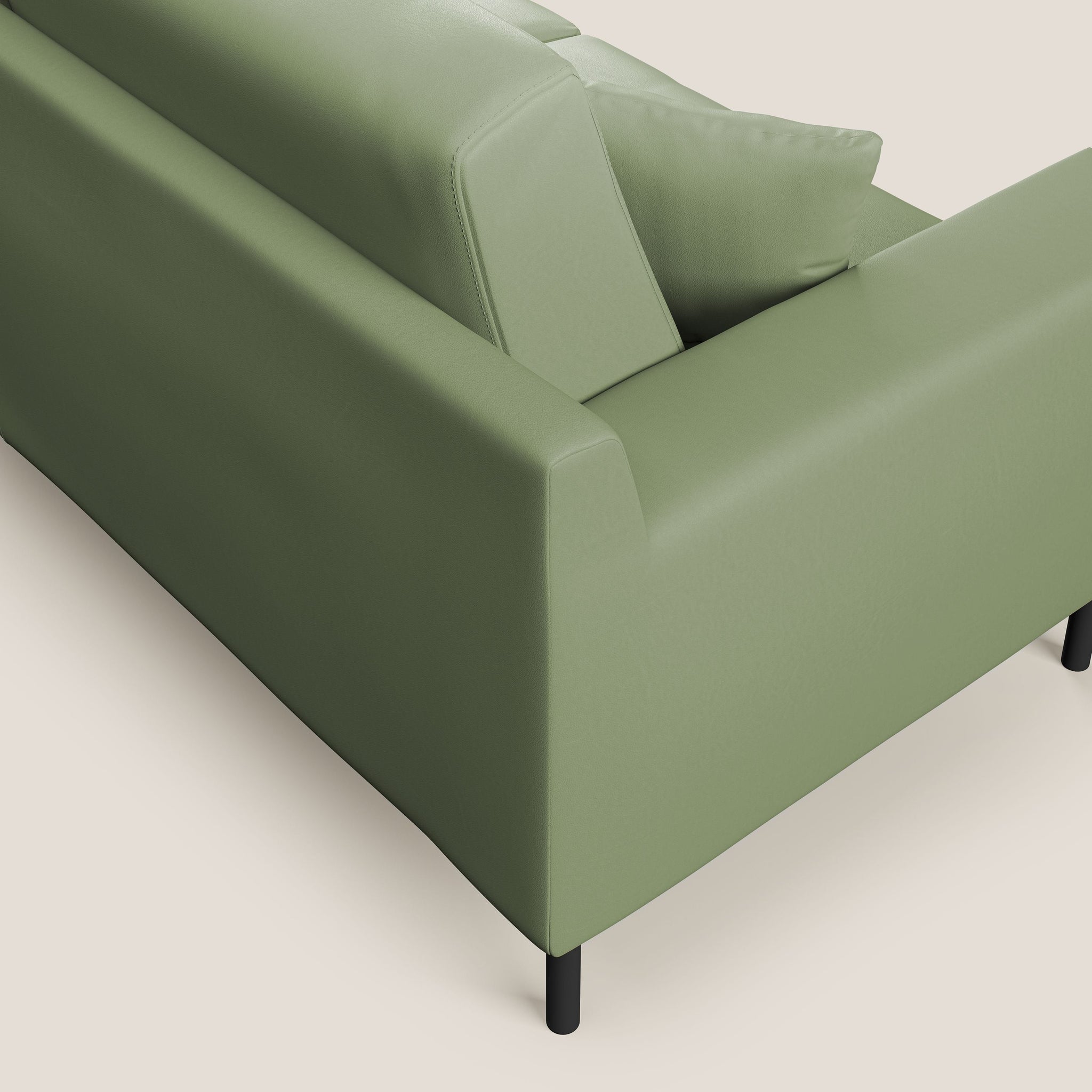 Uranio modernes Sofa aus wasserfestem Kunstleder T04