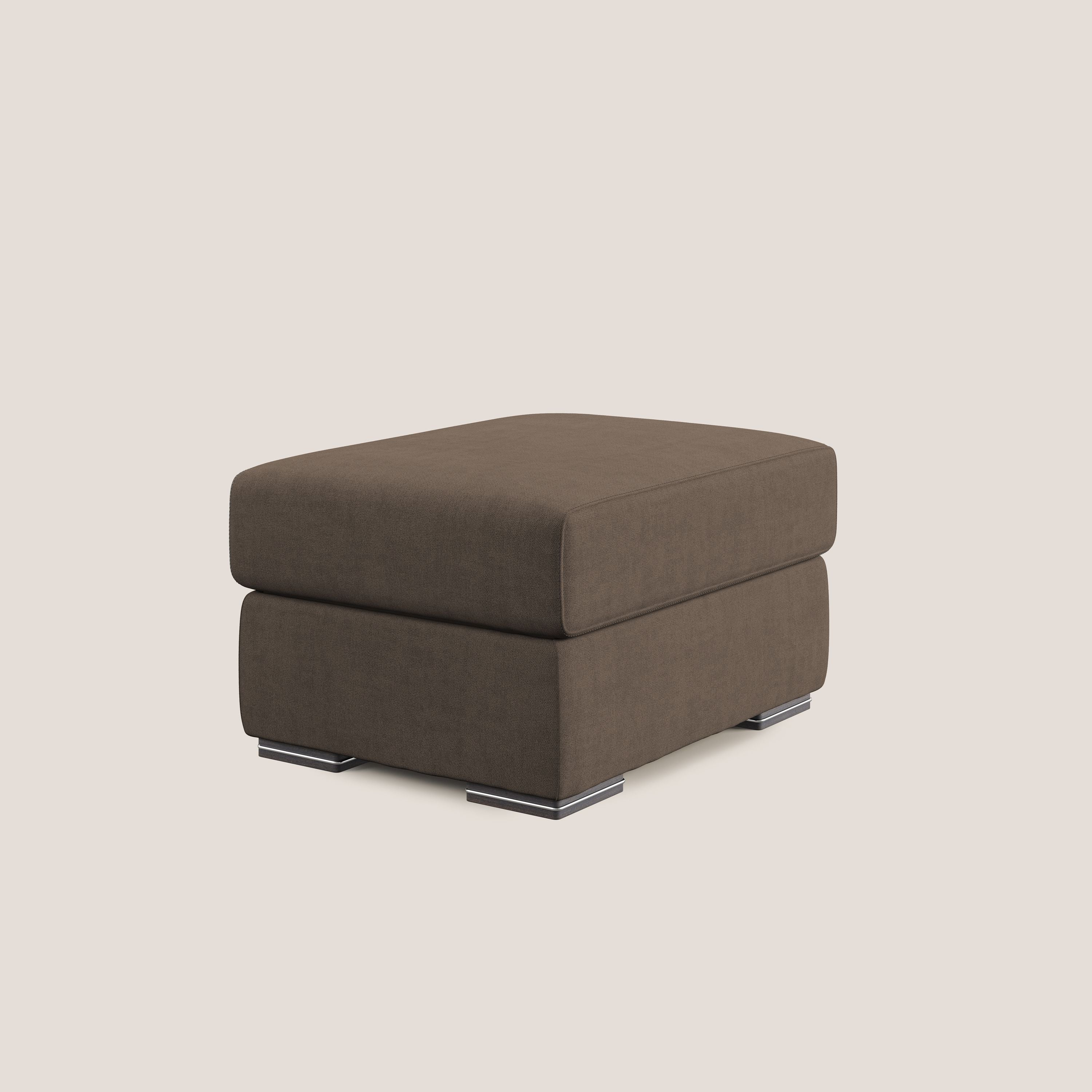 Sun pouf apribile contenitore in tessuto impermeabile T02 marrone - divani.store