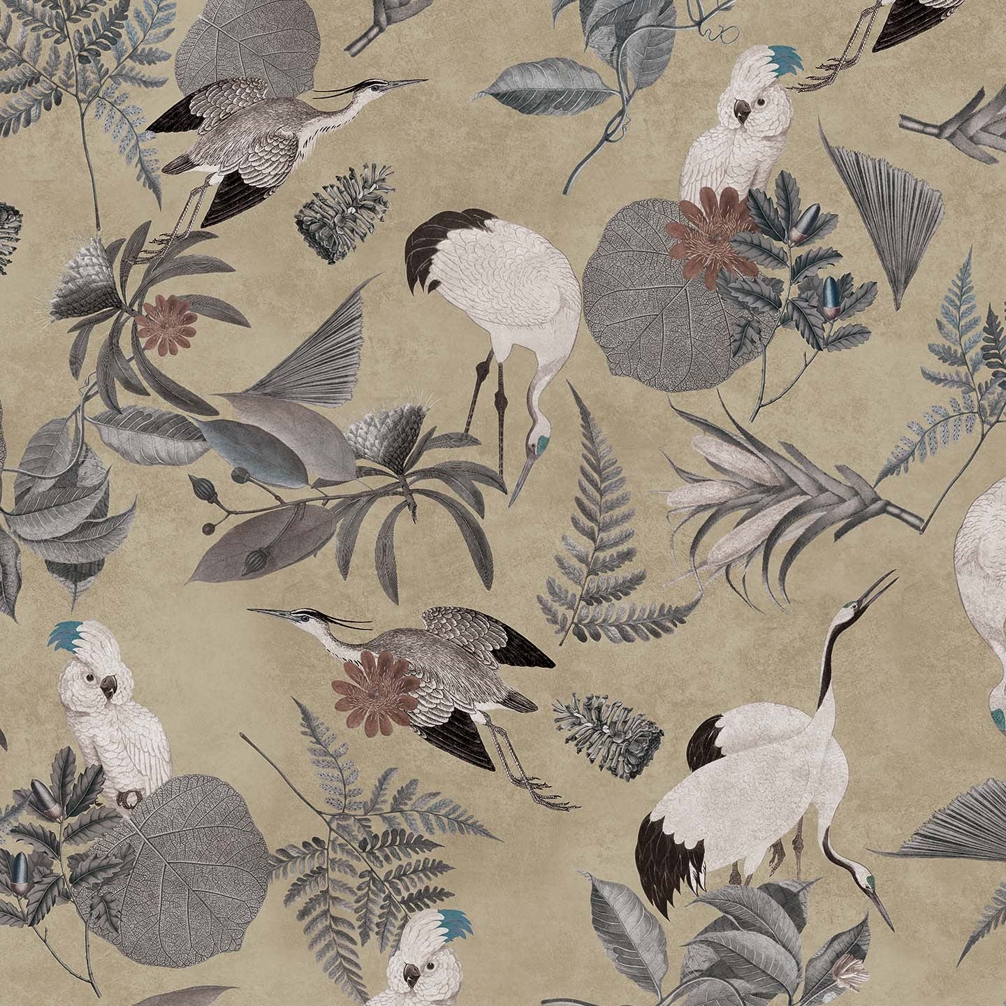 Cacadou elegante collezione di cuscini a fantasia in velluto impermeabile - divani.store