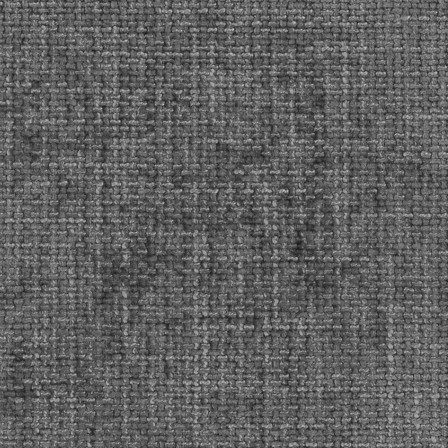 Primo piano di Personalizzazione in T10 di Divani.Store: tessuto grigio testurizzato con una trama fitta e intrecciata e fili spessi. L'illuminazione mette in risalto la superficie ruvida e la sensazione tattile, enfatizzando il suo caratteristico aspetto a griglia.