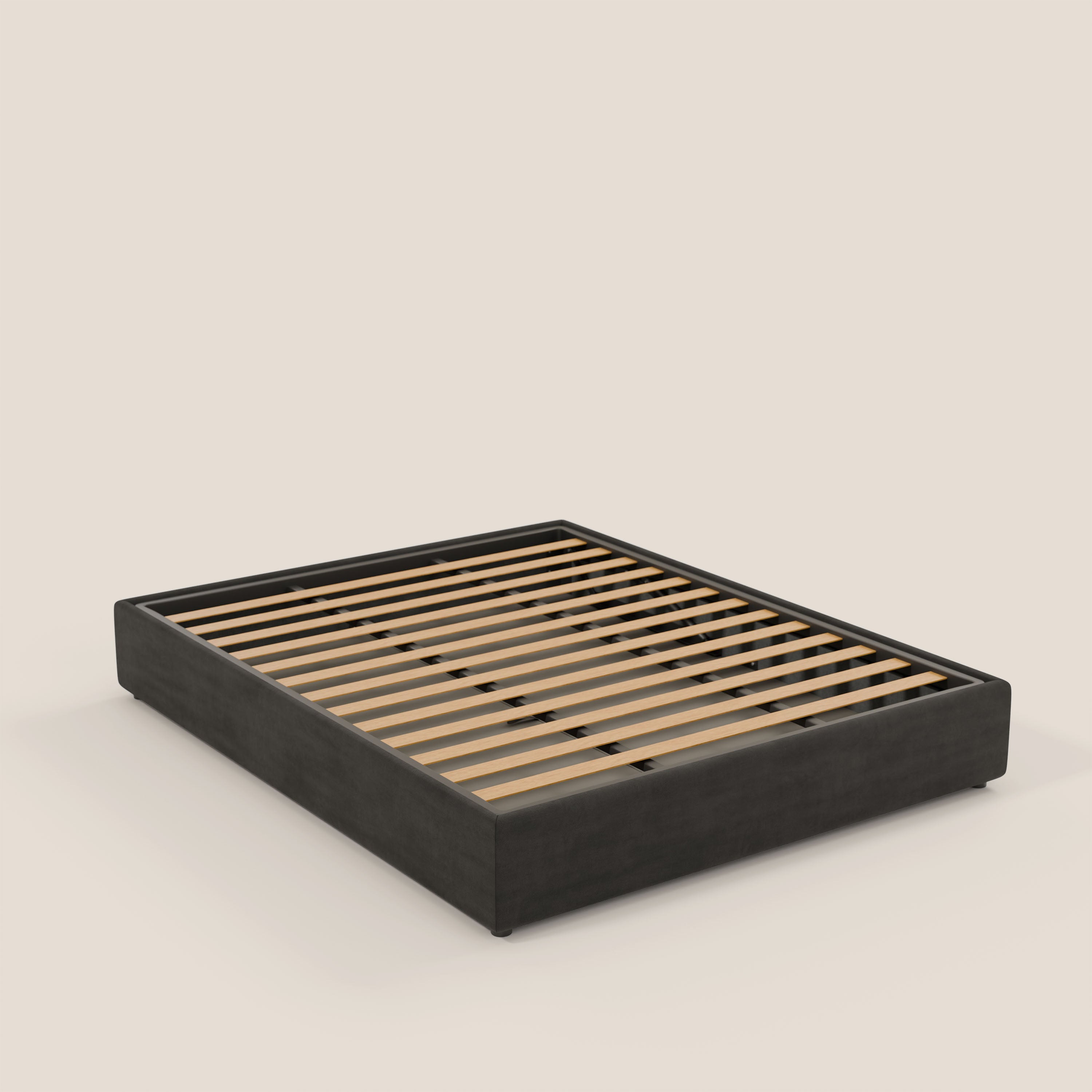 Ina sommier con ampio contenitore in microfibra smacchiabile ed impermeabile T11 - divani.store