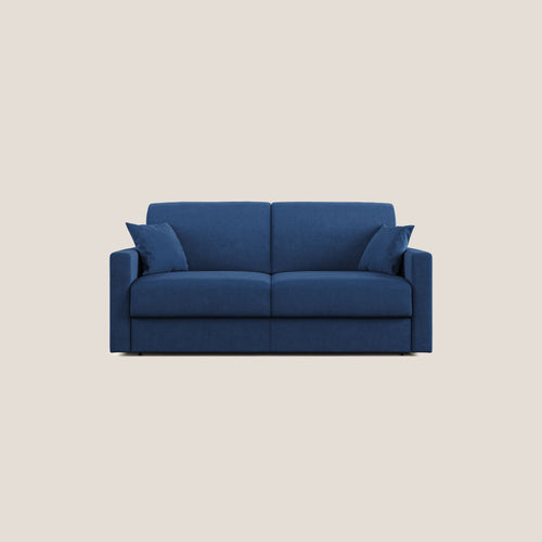 Chris Divano letto in microfibra smacchiabile T11 blu - divani.store