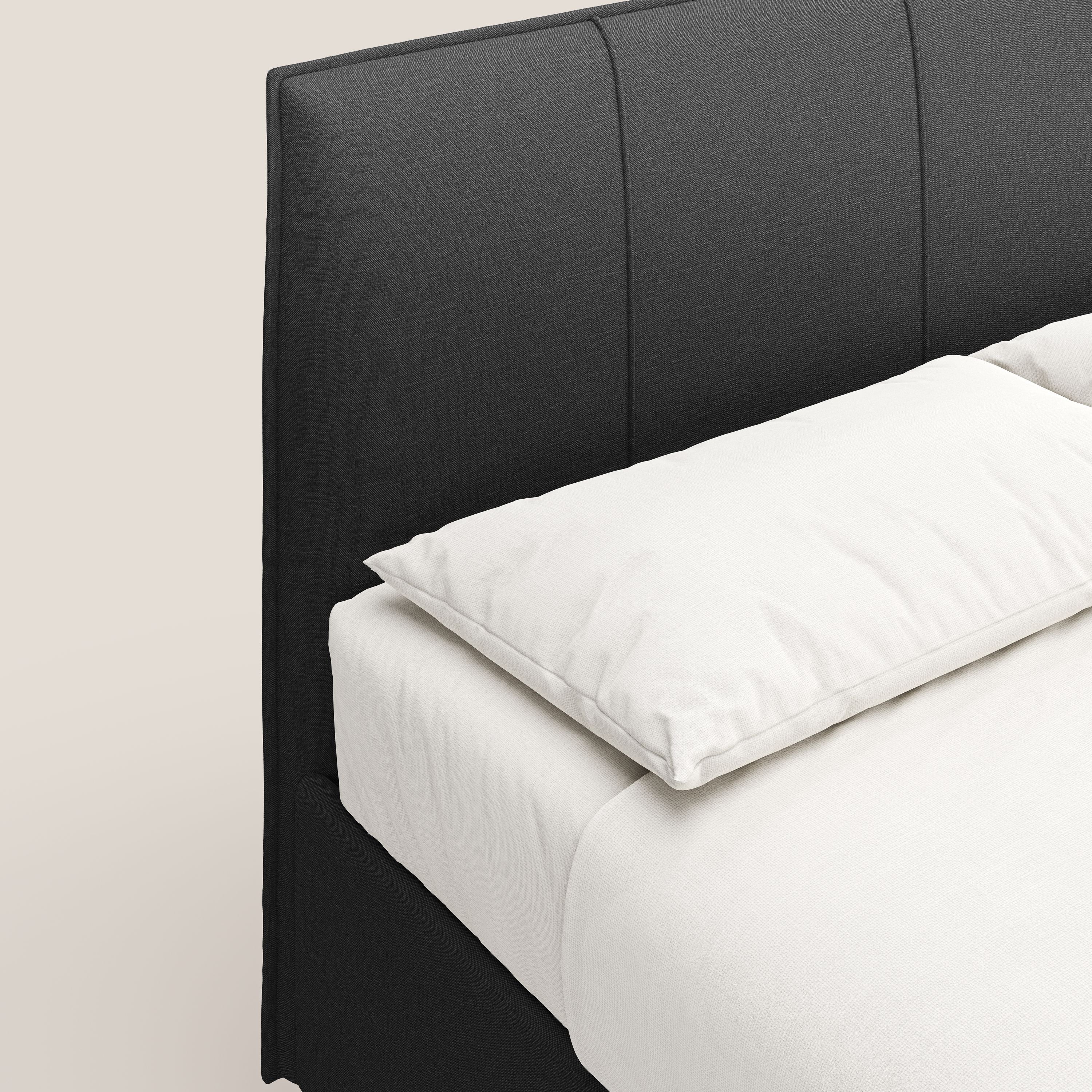 Lothar letto contenitore maxi dalle dimensioni contenute in tessuto impermeabile T13 antracite - divani.store