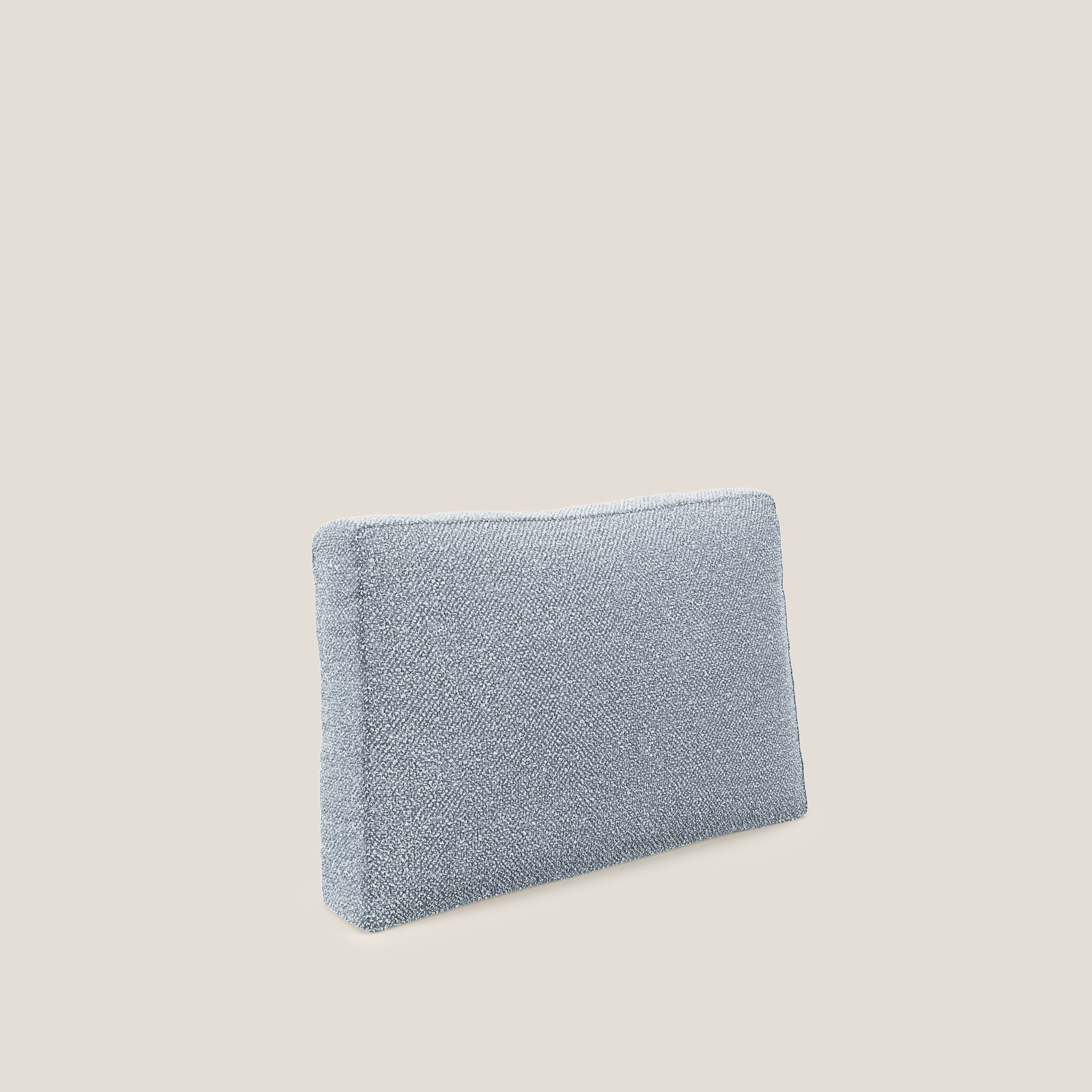 Nettuno cuscino schienale realizzato in tessuto bouclè impermeabile T07 carta da zucchero - divani.store