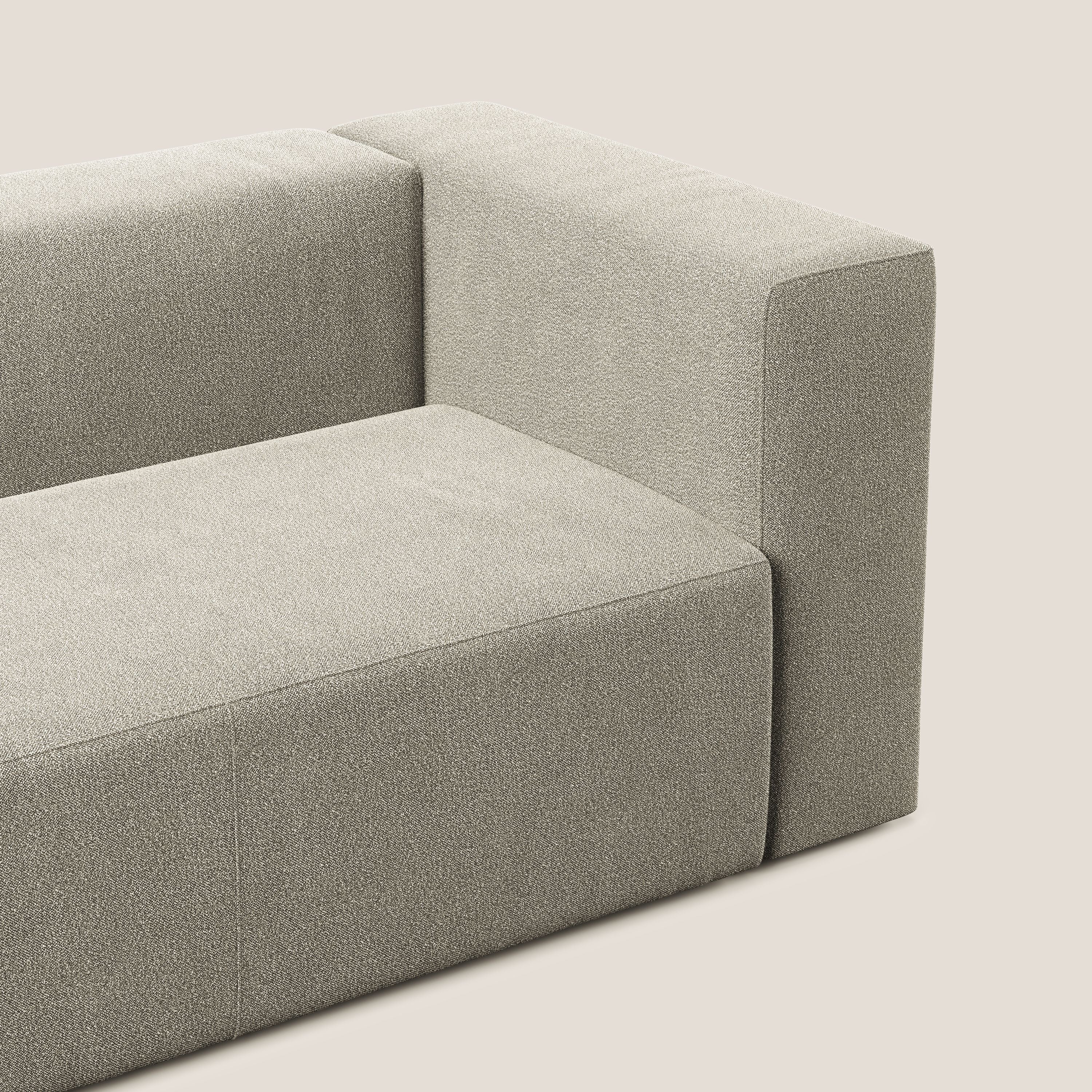 Nettuno modulo angolo/laterale maxi in morbido tessuto bouclè T07 beige - divani.store