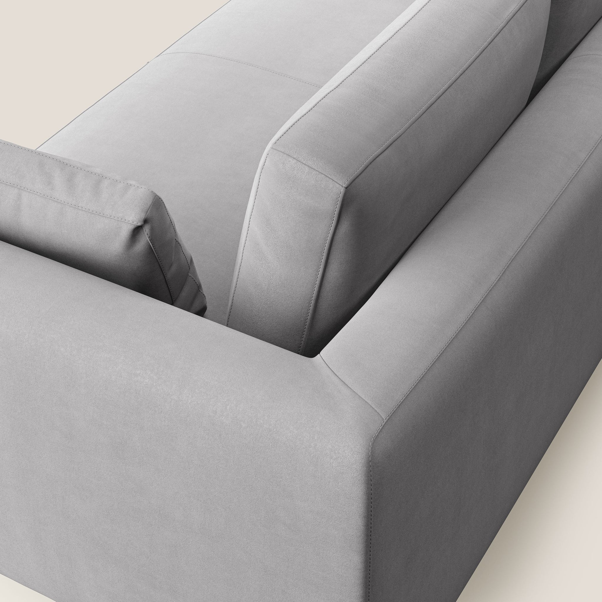 Plano modernes Sofa aus abwaschbarer technischer Mikrofaser T11