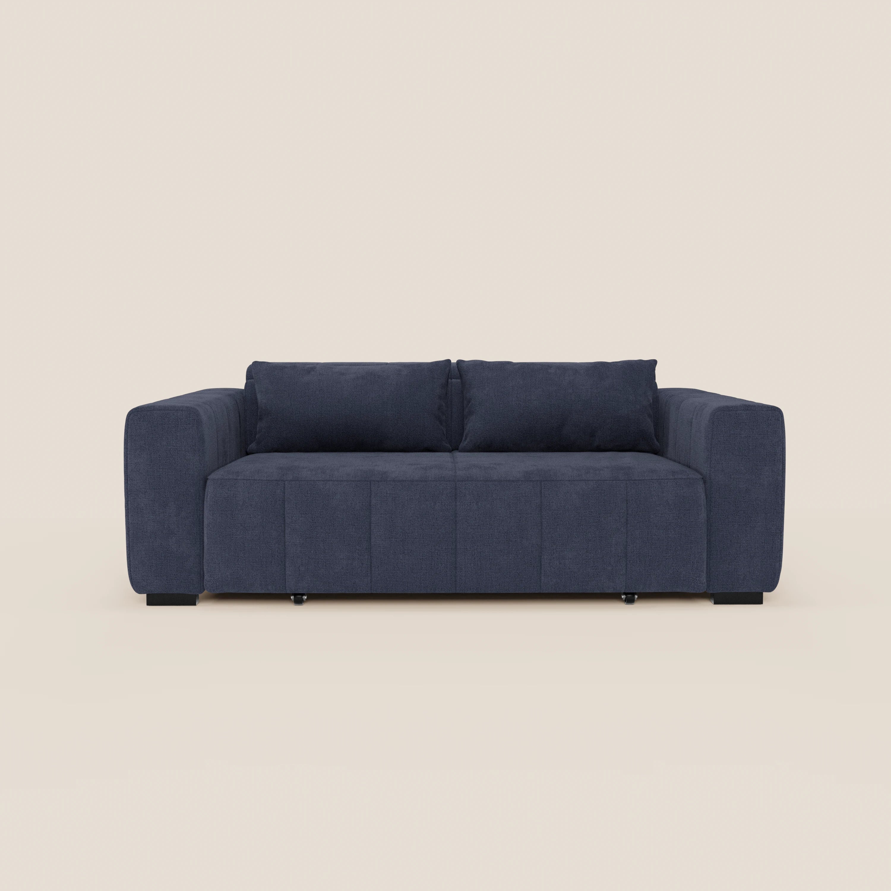 Doric divano 3 posti con sedute allungabili tramite relax elettrico - poggiatesta reclinabile in tessuto smacchiabile T23 - divani.store