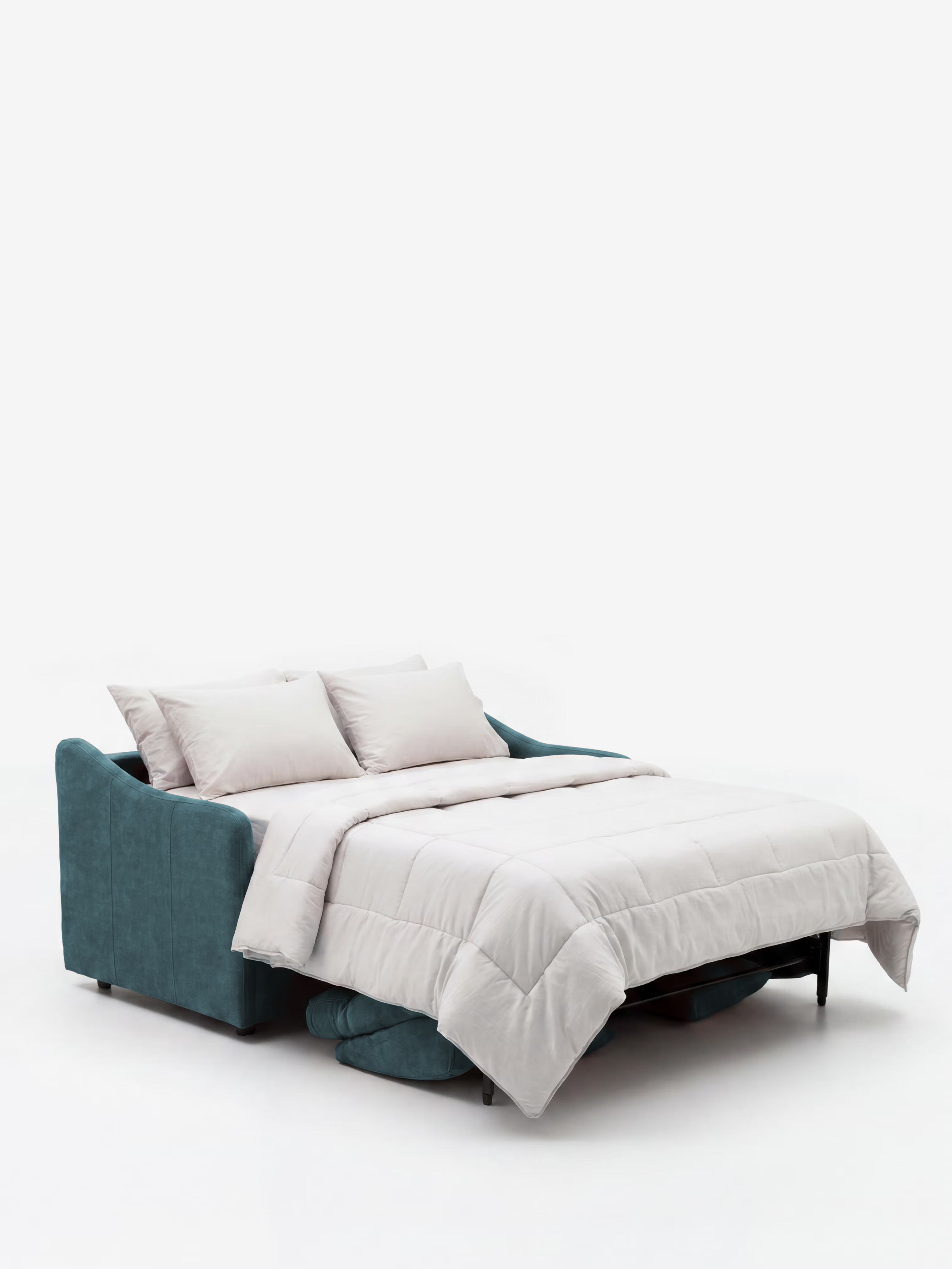 Lodovico Divano letto 3 posti con materasso ALTO 20 cm in tessuto smacchiabile certificato Oeko-Tex