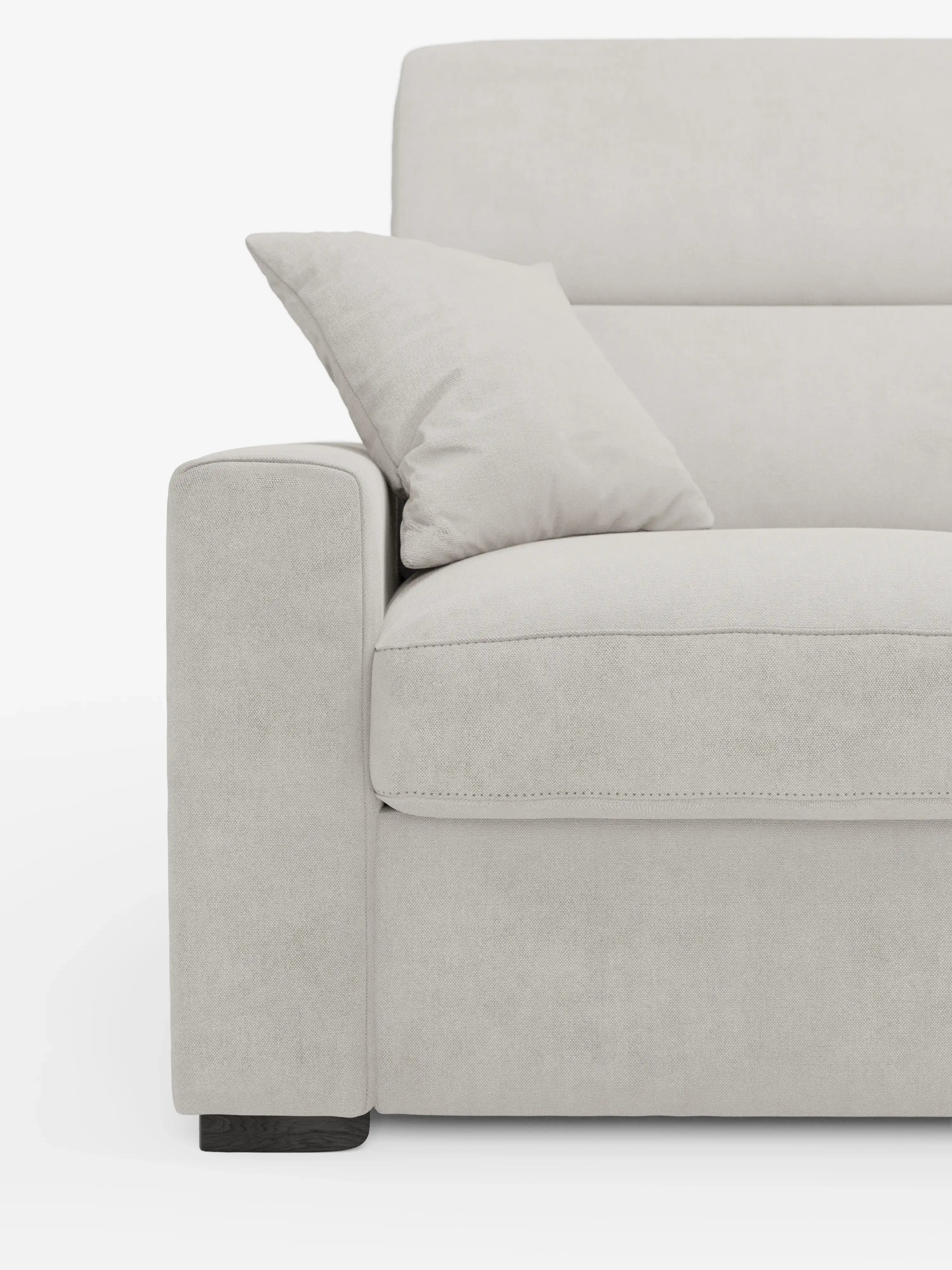 Maximus Schlafsofa 3-Sitzer und Matratze HOCH 20 cm – verstellbare Kopfstützen aus fleckenabweisendem Oeko-Tex-Stoff