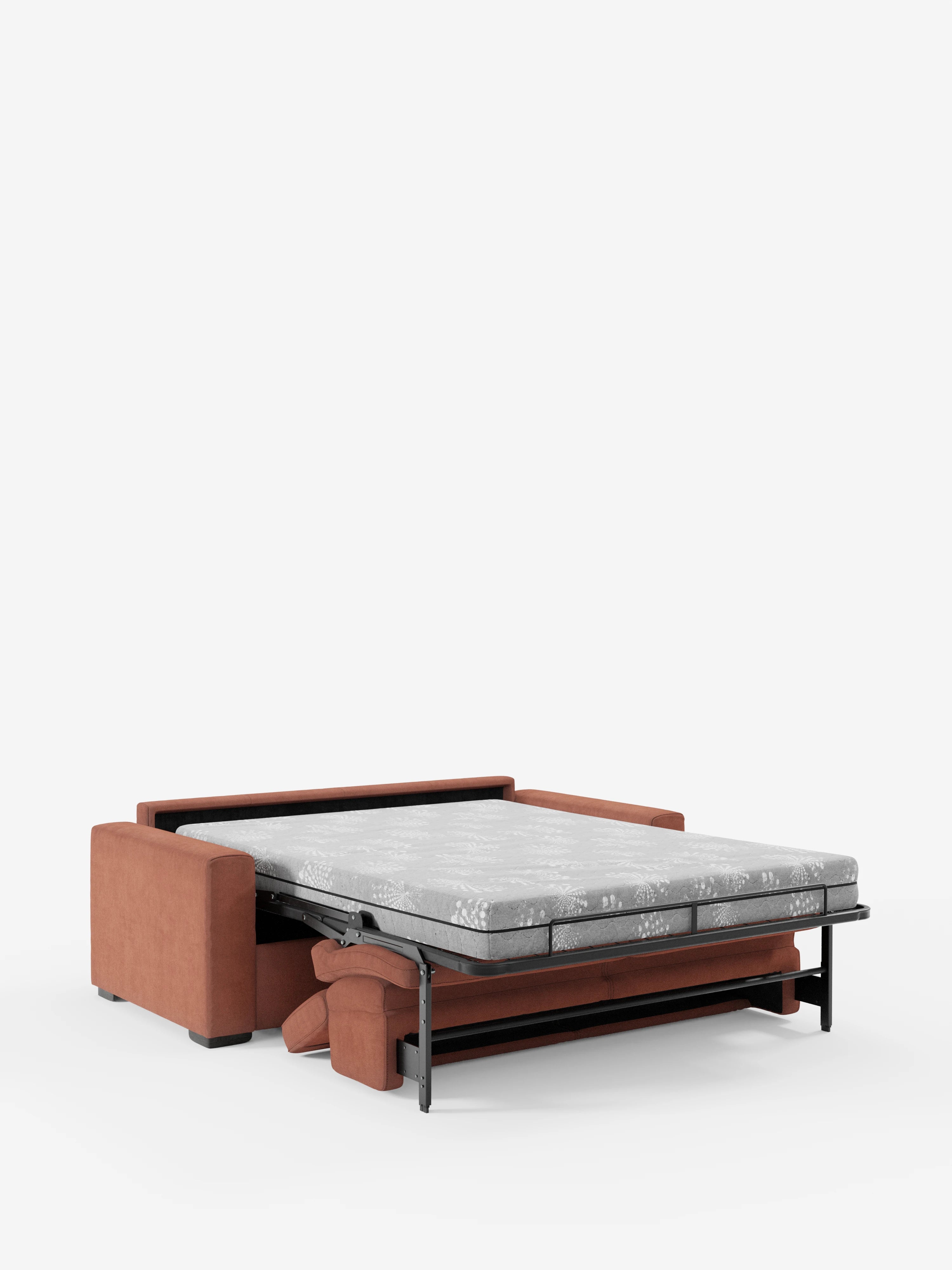 Maximus Schlafsofa 3-Sitzer und Matratze HOCH 20 cm – verstellbare Kopfstützen aus fleckenabweisendem Oeko-Tex-Stoff