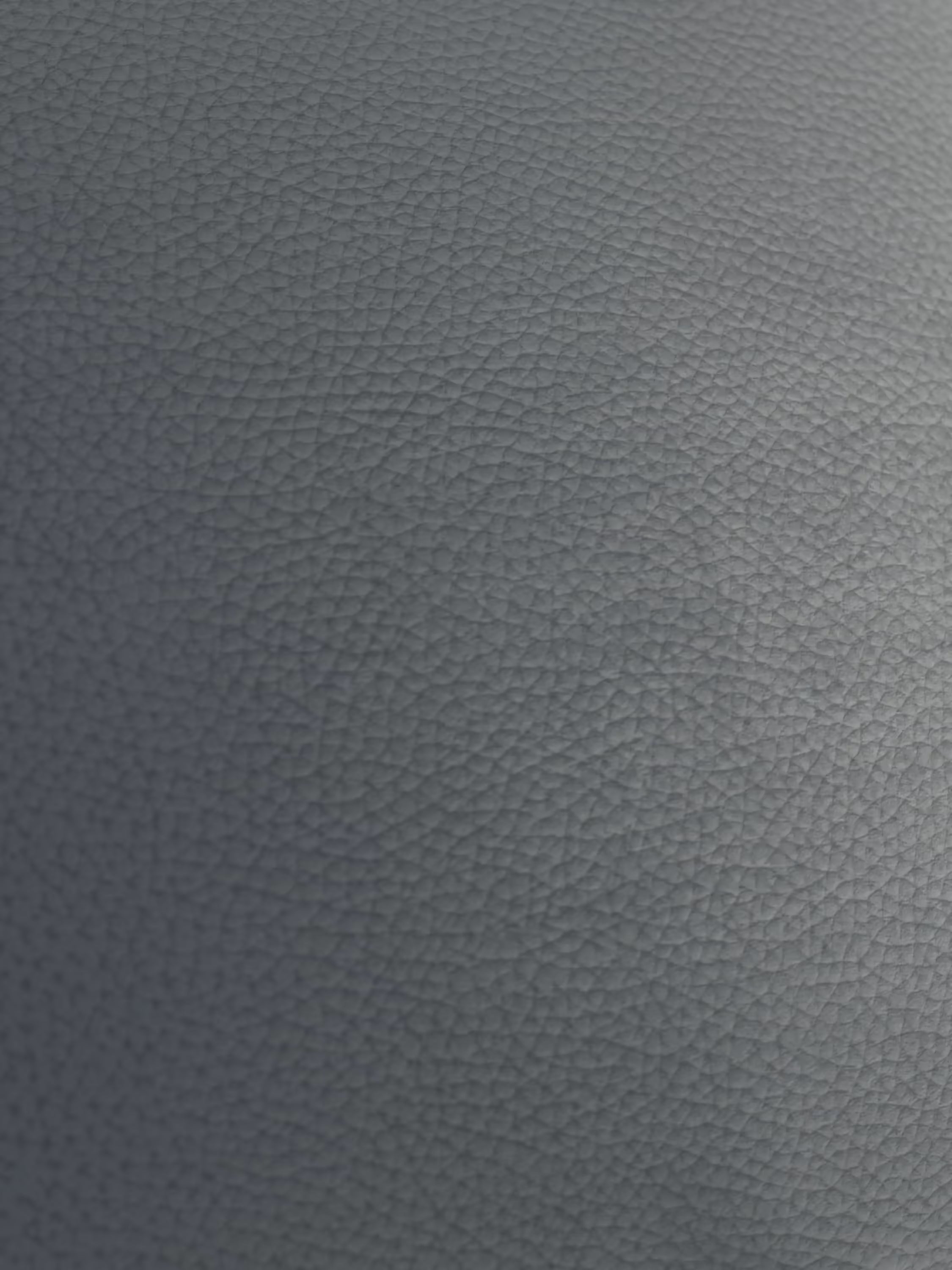 Primo piano del rivestimento in vera pelle spessorata di colore grigio scuro o blu, che mette in risalto la fine grana granulosa caratteristica del modello Chester – Divano Chesterfield in vera pelle spessorata a 2 e 3 posti di Divani.Store. Una luce soffusa accentua delicatamente la trama della superficie senza proiettare ombre o riflessi troppo marcati. L’attenzione è concentrata esclusivamente sul materiale, senza altri oggetti visibili.