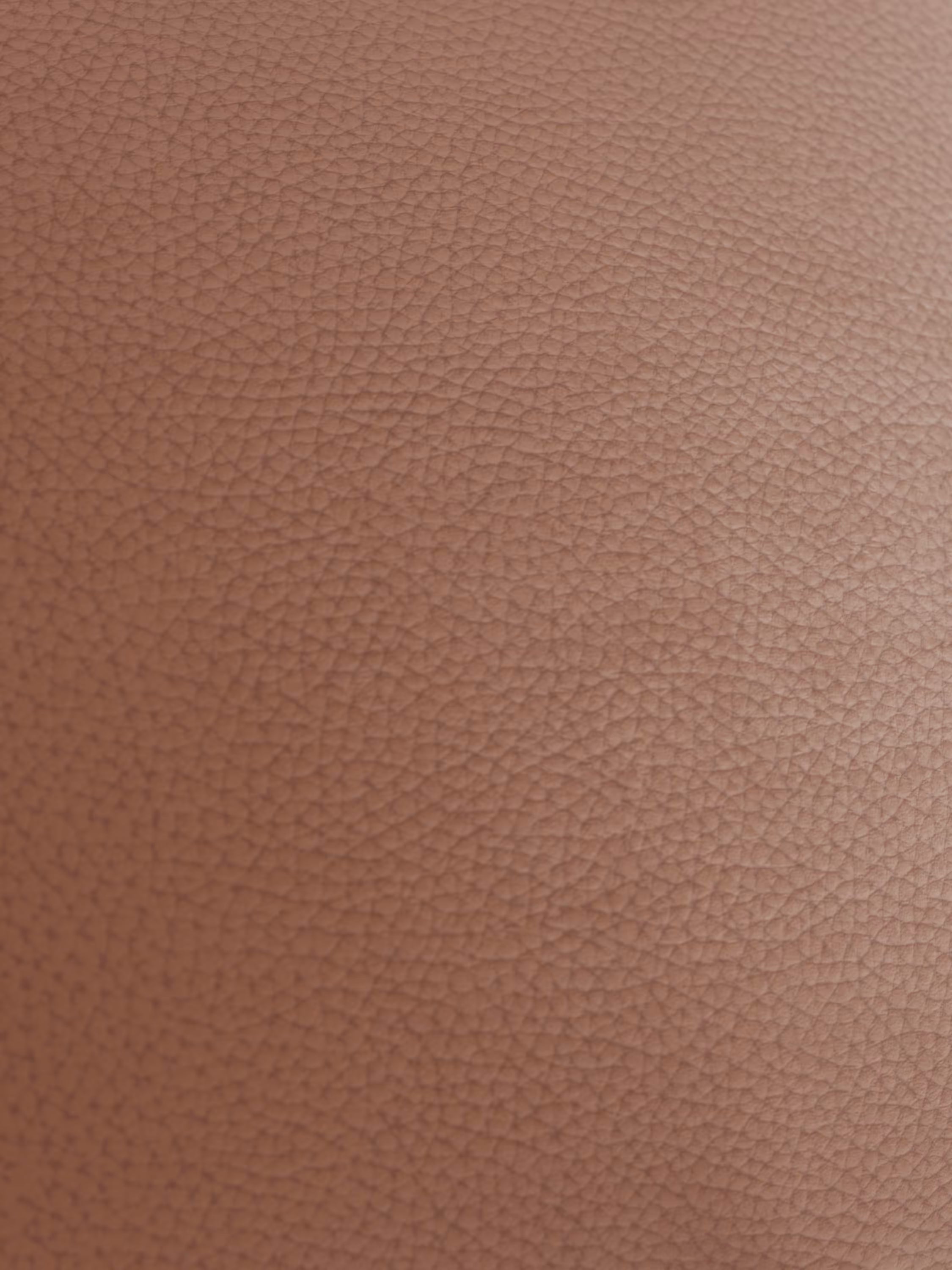 Primo piano della superficie in vera pelle di colore bruno-rossastro e dalla trama ruvida del divano Chester 4 Posti 3 sedute in Vera Pelle – Chesterfield Capitonné Artigianale di Divani.Store. La lavorazione artigianale crea piccoli motivi irregolari, simili a ciottoli, che ricoprono l’intera immagine, conferendole un aspetto tattile e granuloso tipico dell’artigianato tradizionale. Non sono visibili altri oggetti o dettagli.