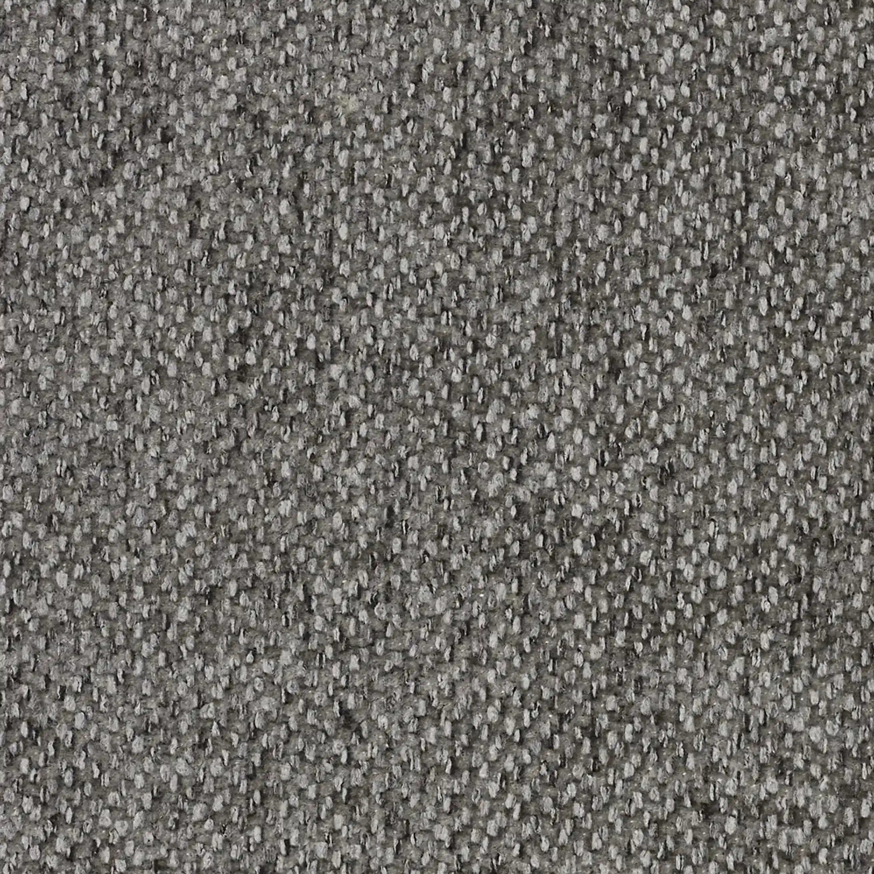 Primo piano del tessuto antimacchia T23 con piccole asole e sottili variazioni di colore, presente sul divano Doric 3 posti con sedute allungabili tramite relax elettrico di Divani.Store.