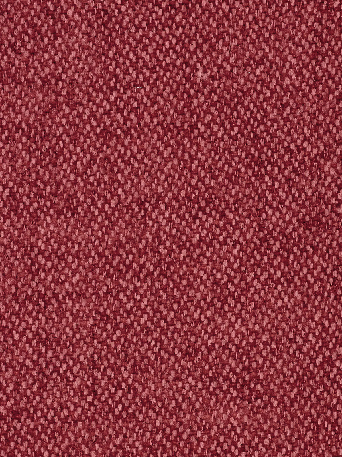 Primo piano del tessuto rosso T23, resistente alle macchie e dalla trama rigata, utilizzato per il “Doric Divano angolare con penisola e sedute allungabili con relax elettrico e poggiatesta reclinabili” di Divani.Store. Il tessuto presenta una trama fitta e compatta, caratterizzata da piccoli anelli disposti in modo uniforme che creano una superficie leggermente in rilievo e morbida, con sfumature variegate nei toni del rosso. Nell’immagine non sono visibili cuciture né oggetti aggiuntivi.
