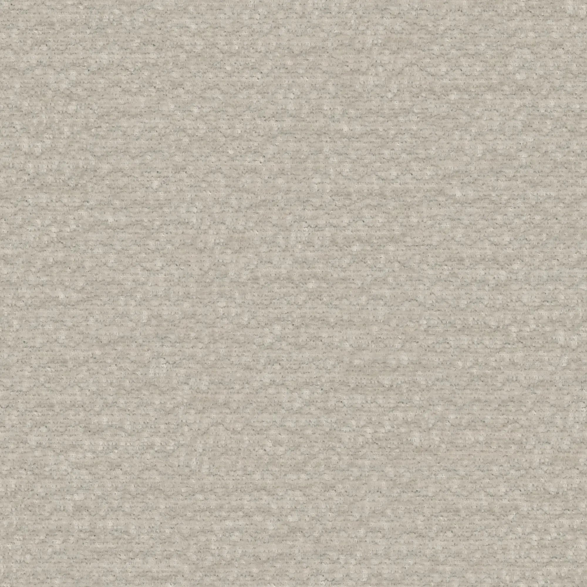 Un primo piano di ARKAM di Letti.store mette in risalto il suo tessuto intrecciato color beige chiaro, certificato Oeko-Tex®, caratterizzato da un motivo discreto: ideale per un letto imbottito in stile shabby chic con contenitore e testiera con cuciture verticali.