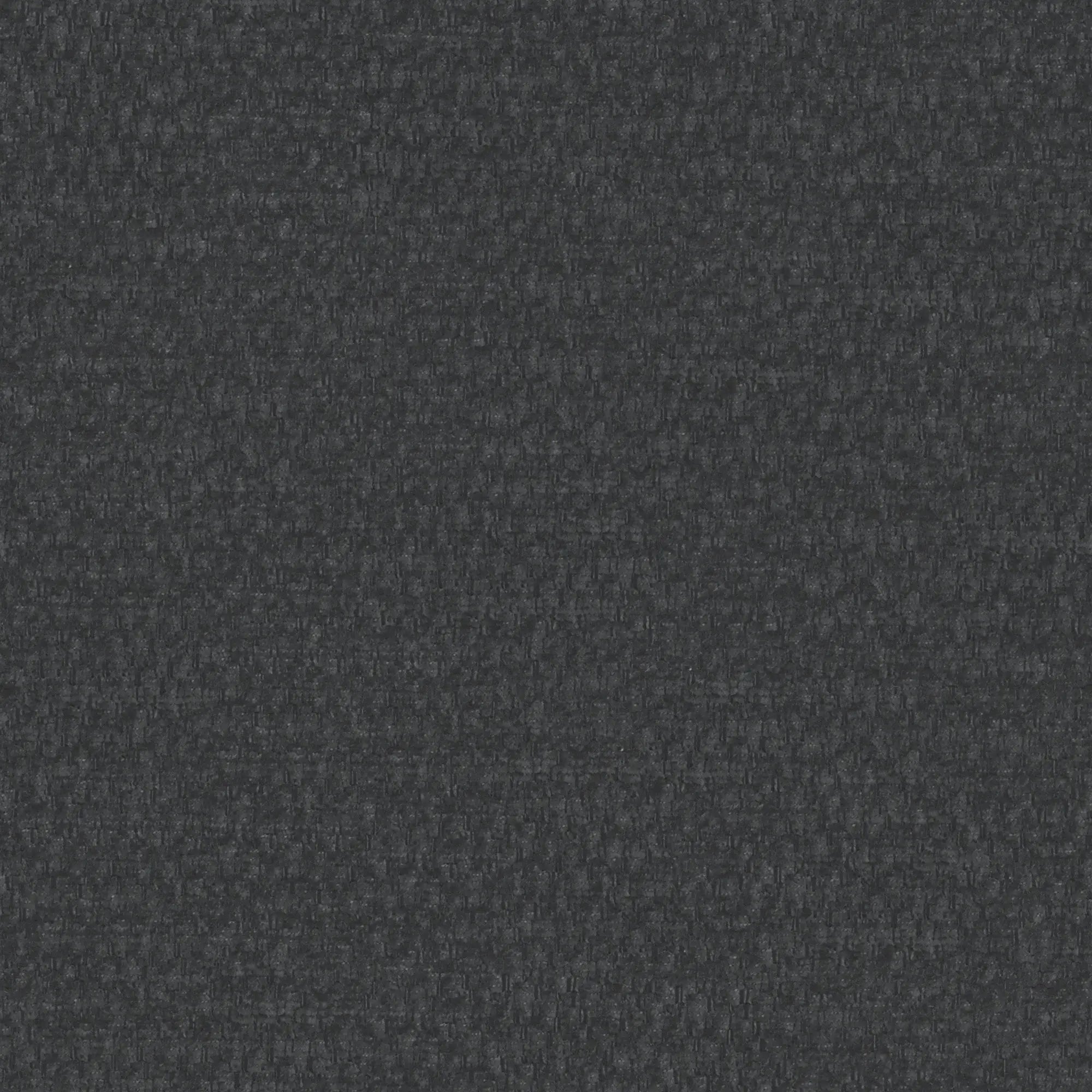 Primo piano del letto imbottito RAGNAR con contenitore e testiera capitonné avvolgente di Letti.store, realizzato con un elegante tessuto intrecciato grigio scuro certificato Oeko-Tex®, caratterizzato da una delicata trama a griglia, perfetto per un rivestimento resistente ed elegante.