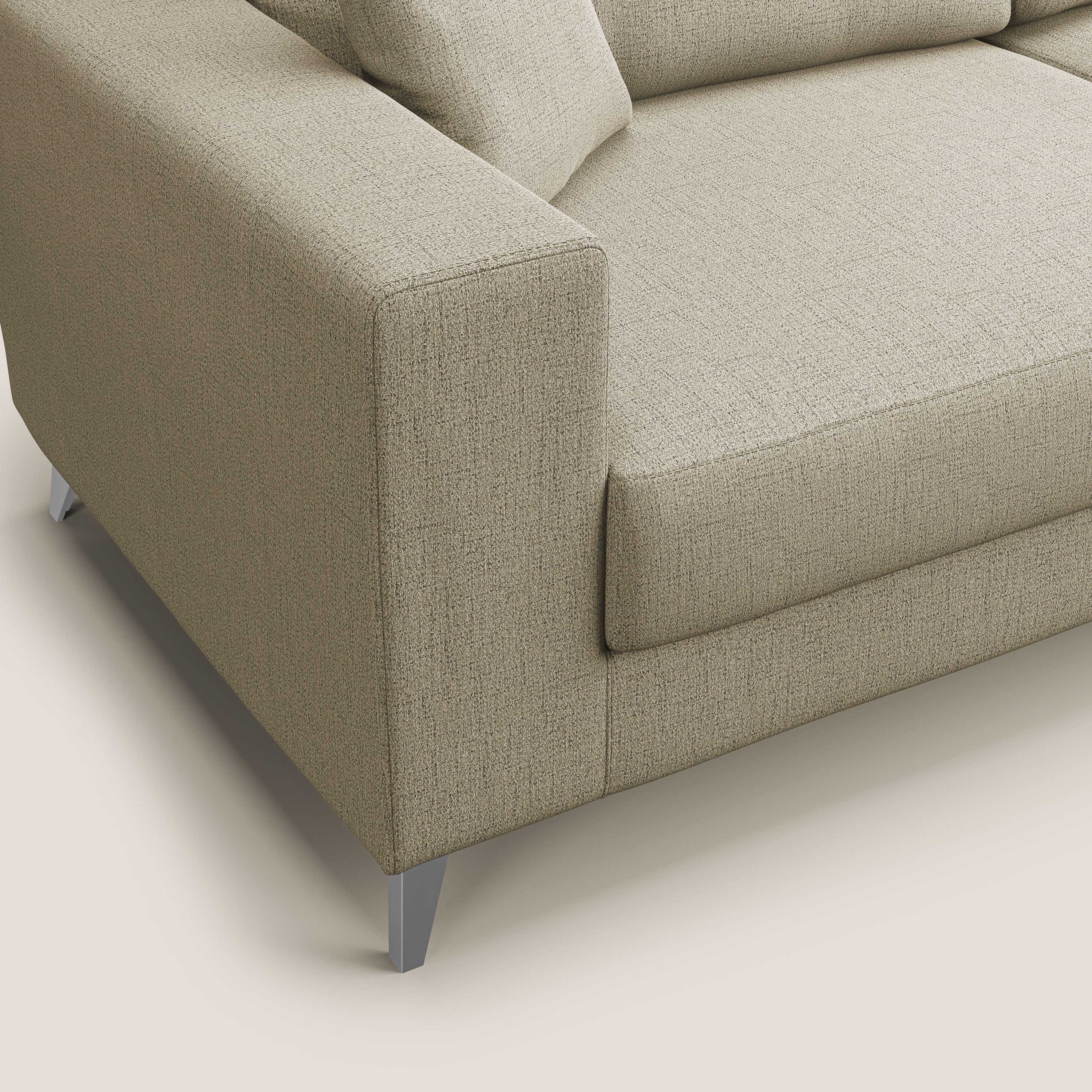 Michael Divano in tessuto impermeabile antimacchia T03 beige - divani.store