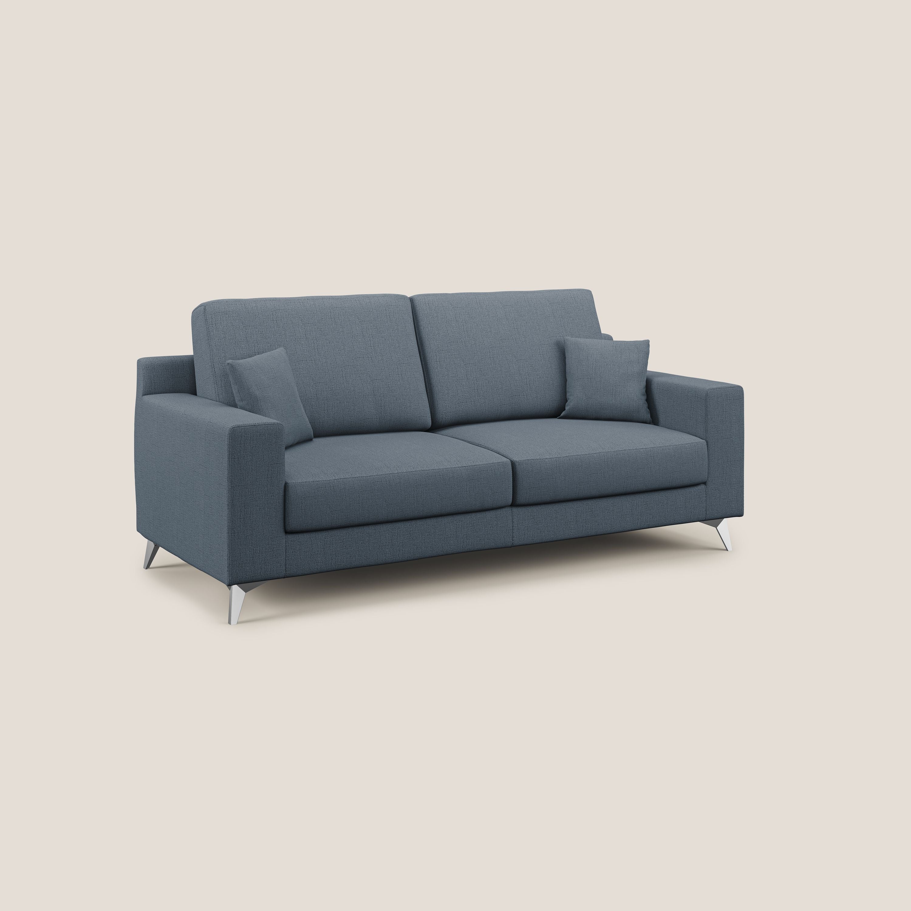 Michael Divano in tessuto impermeabile antimacchia T03 blu - divani.store