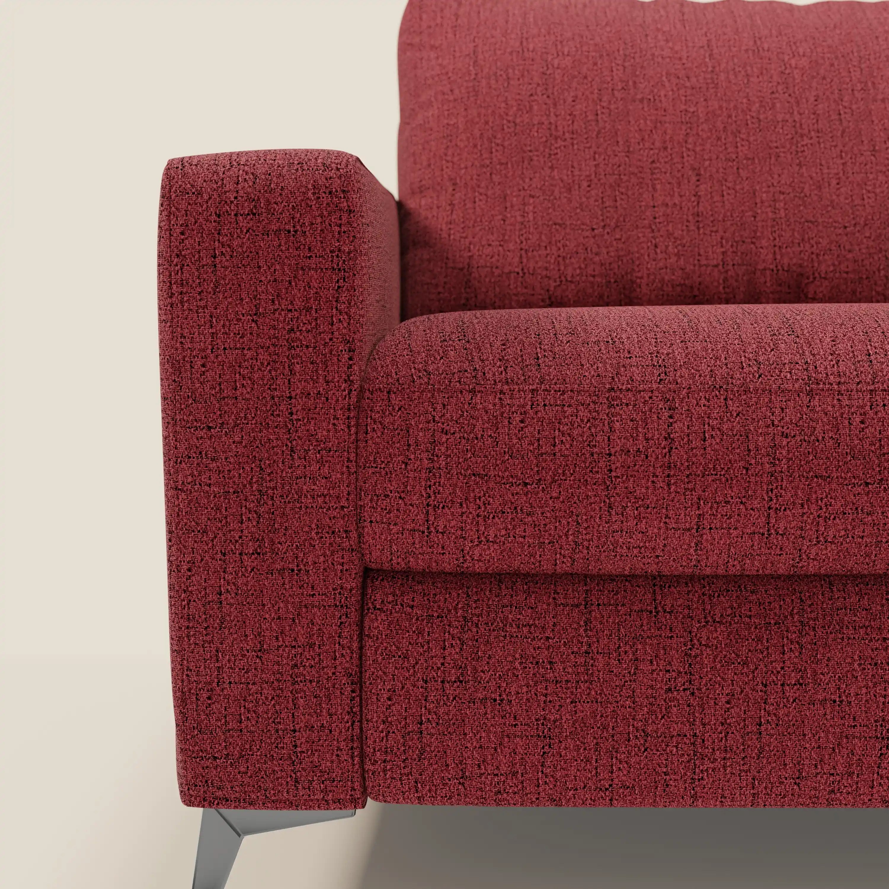 Alaya Schlafsofa mit weichen Kissen aus wasserfestem Stoff T03 rot