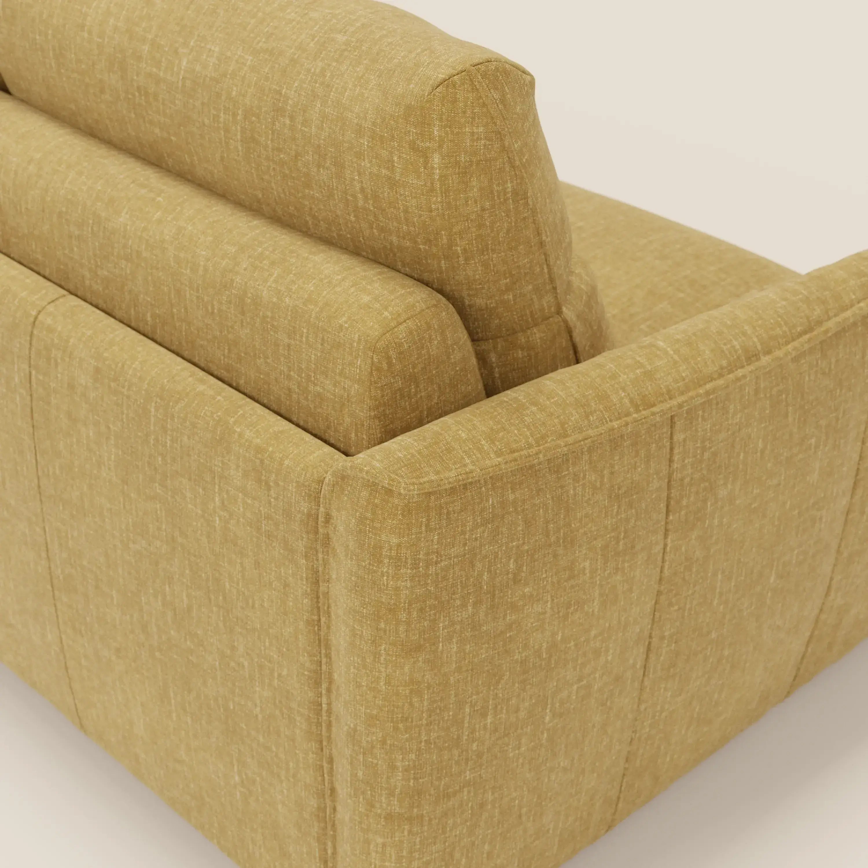 Elios Divano letto con morbidi cuscini spalliera in tessuto smacchiabile T24 - divani.store